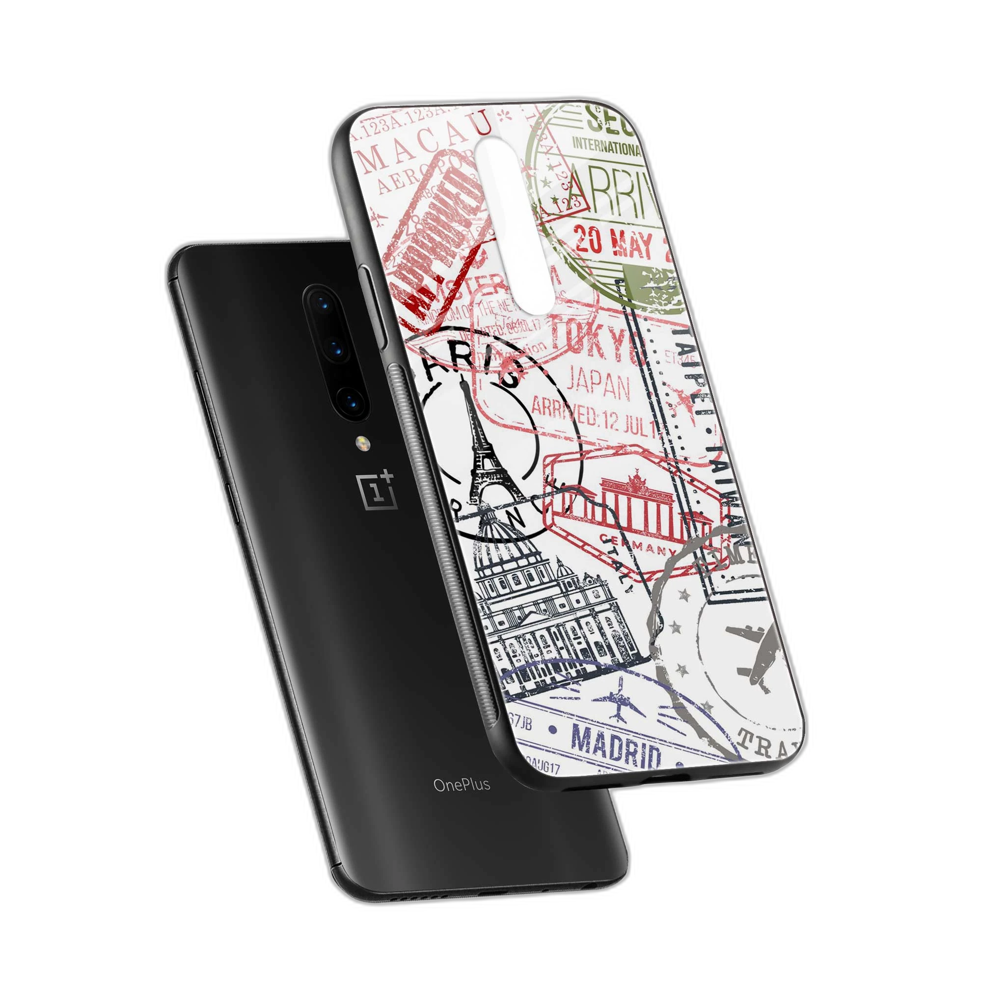 Stamp OnePlus 7 Pro Back Cover view 2