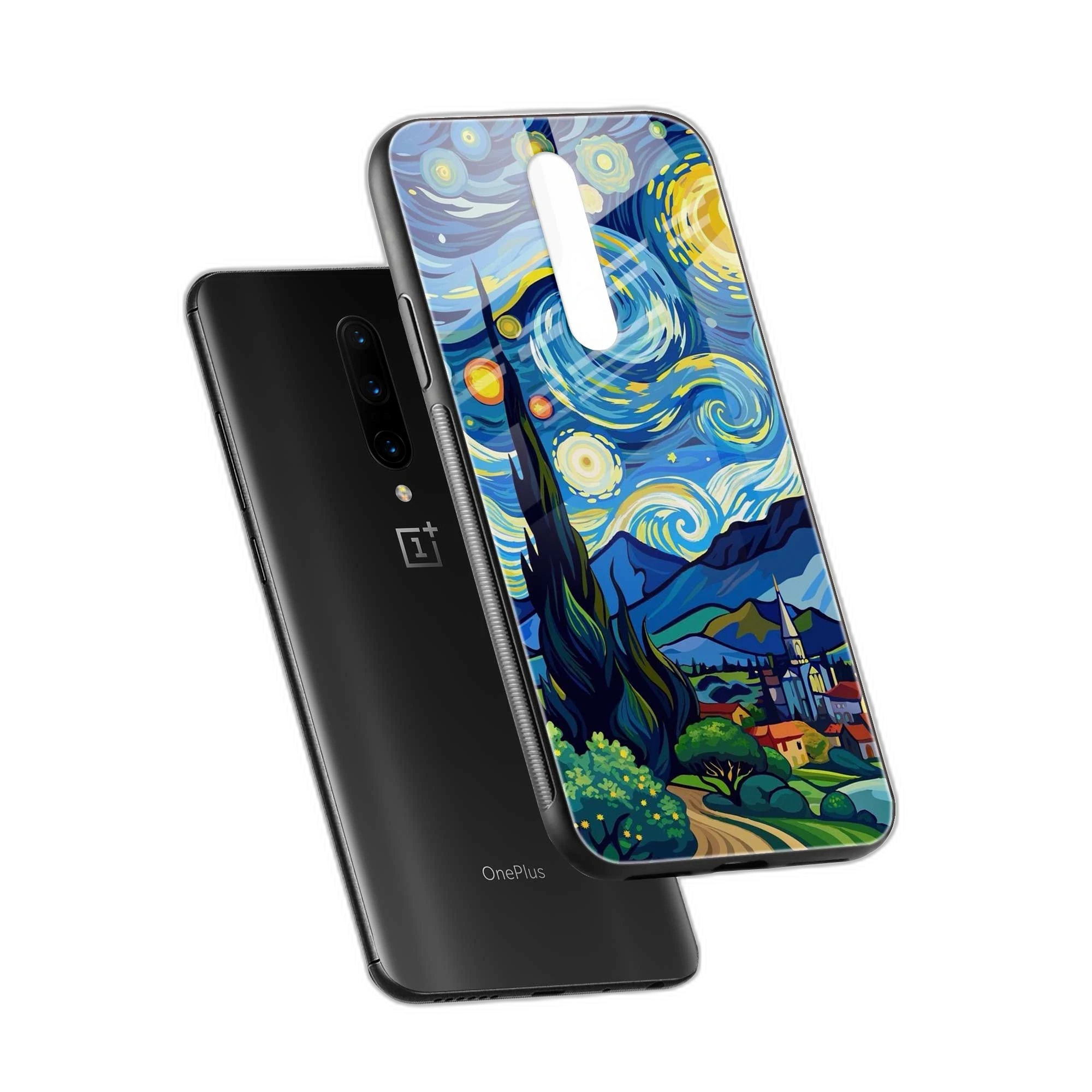 Starry Night OnePlus 7 Pro Back Cover view 2
