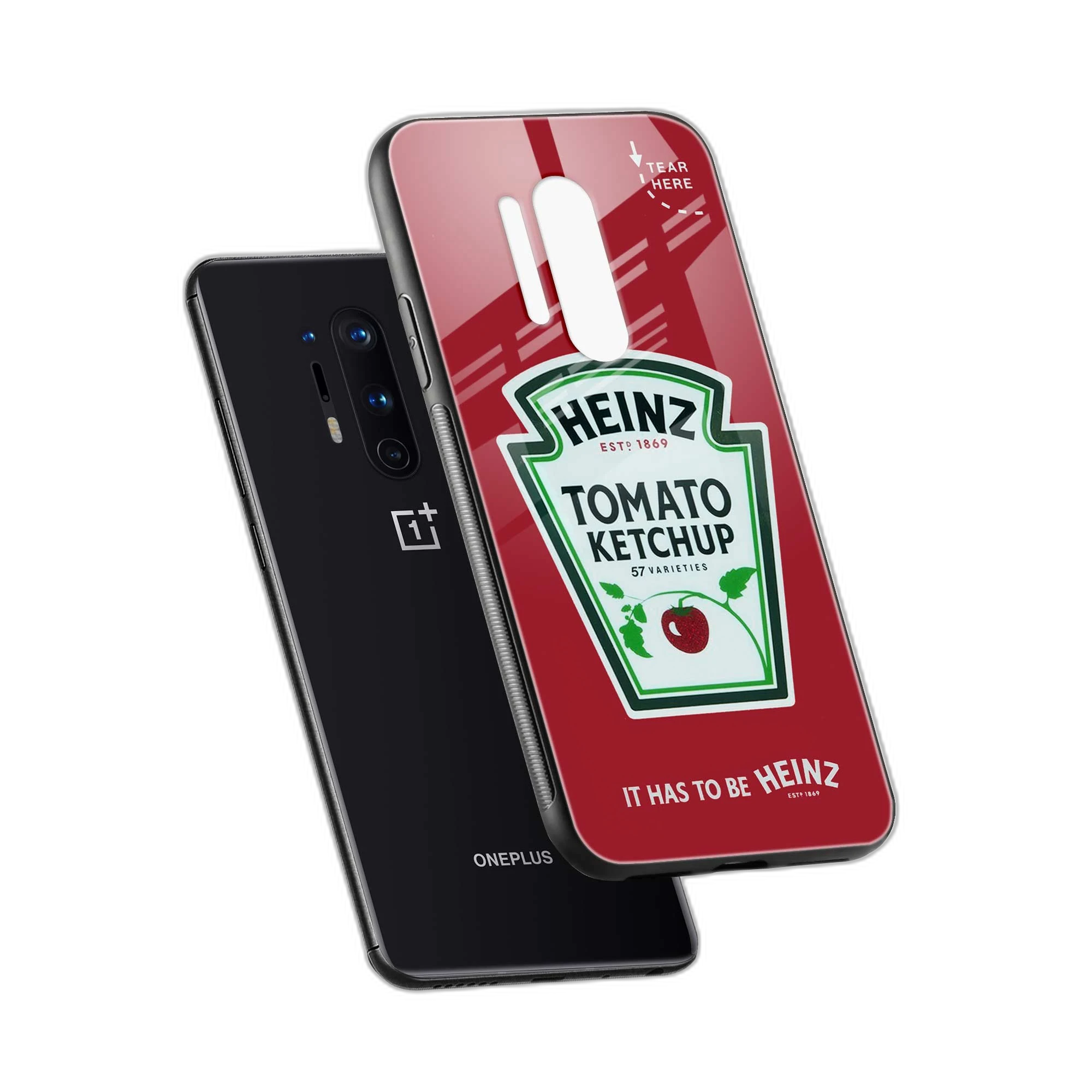Ketchup OnePlus 8 Pro Back Cover view 2