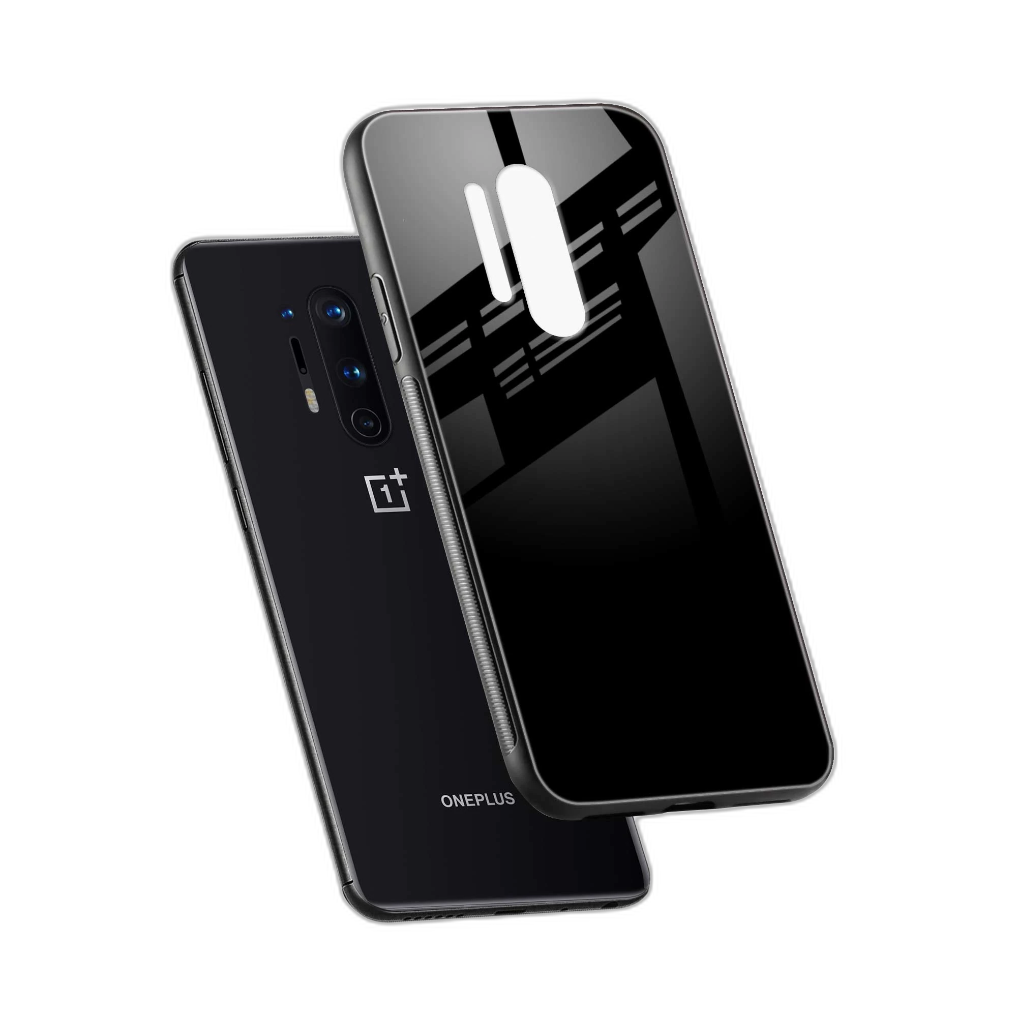 Pure Black OnePlus 8 Pro Back Cover view 2