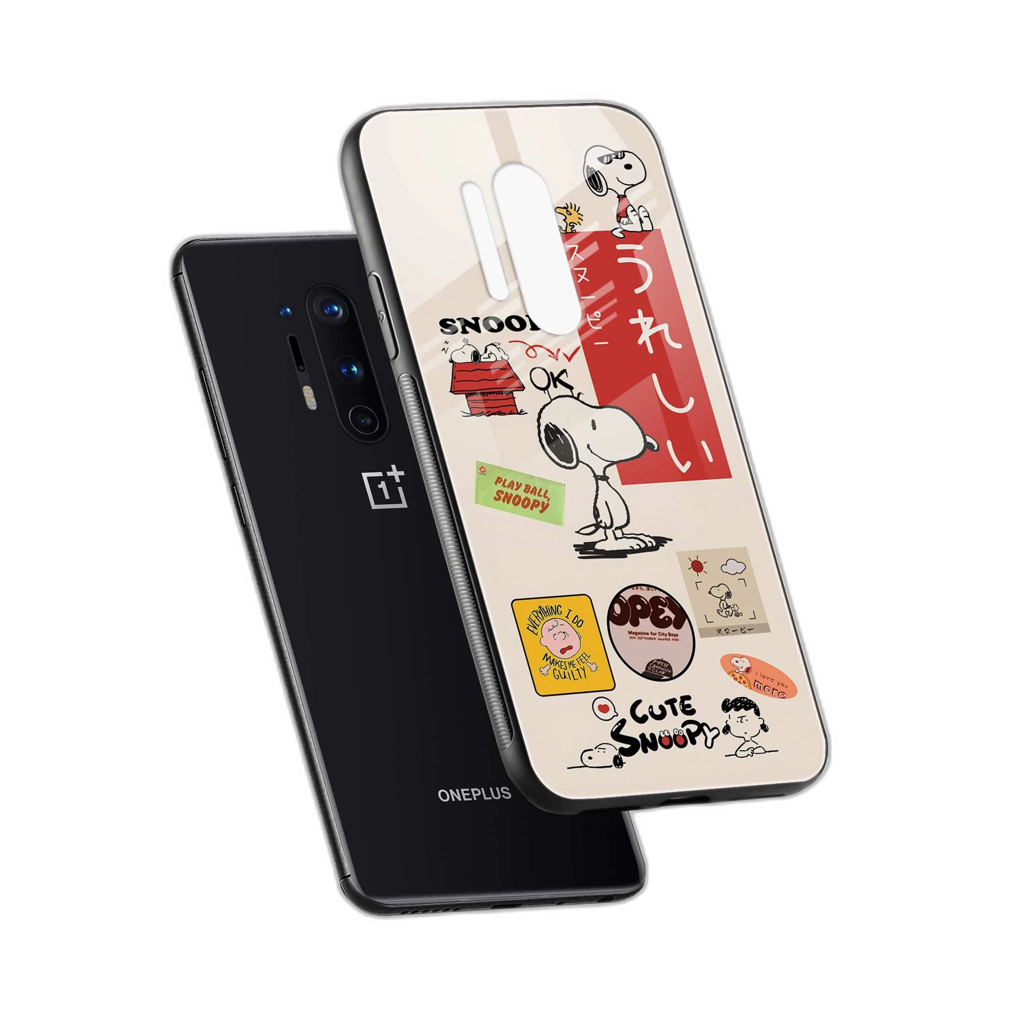 Snoopy OnePlus 8 Pro Case view 2