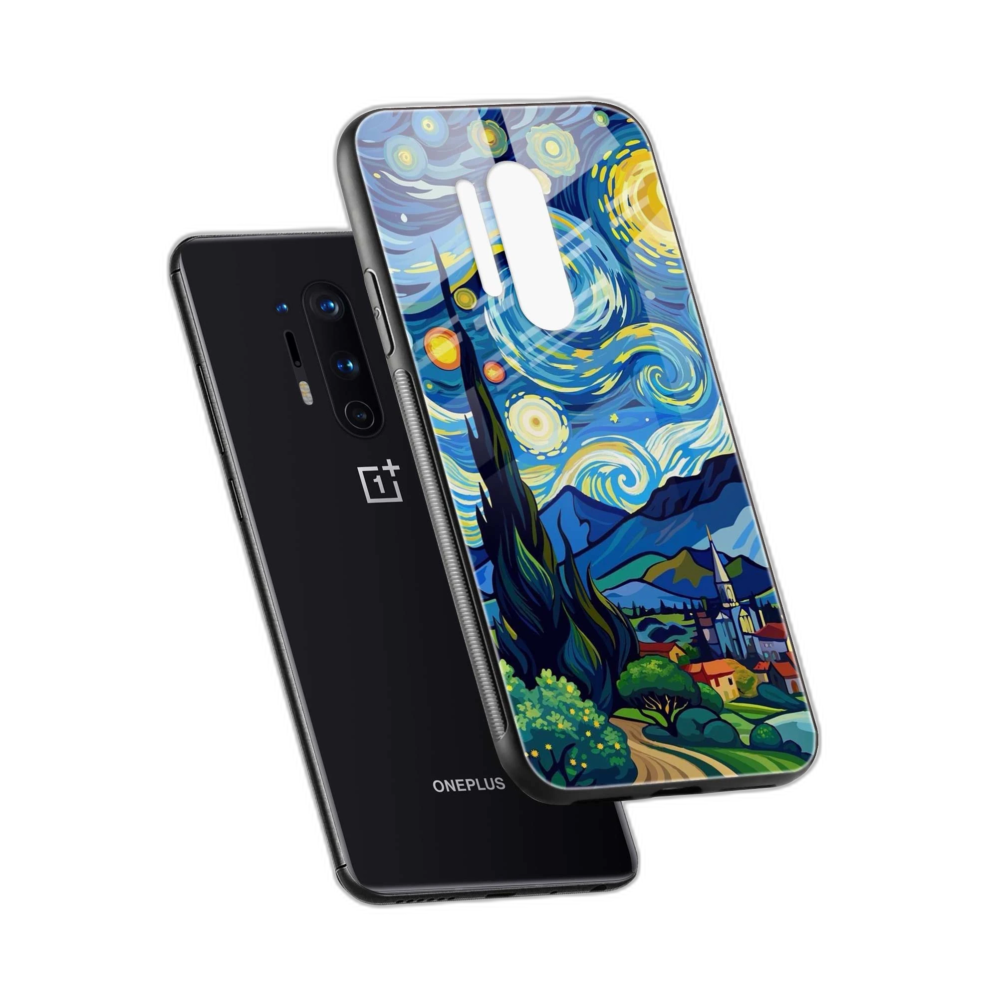 Starry Night OnePlus 8 Pro Back Cover view 2
