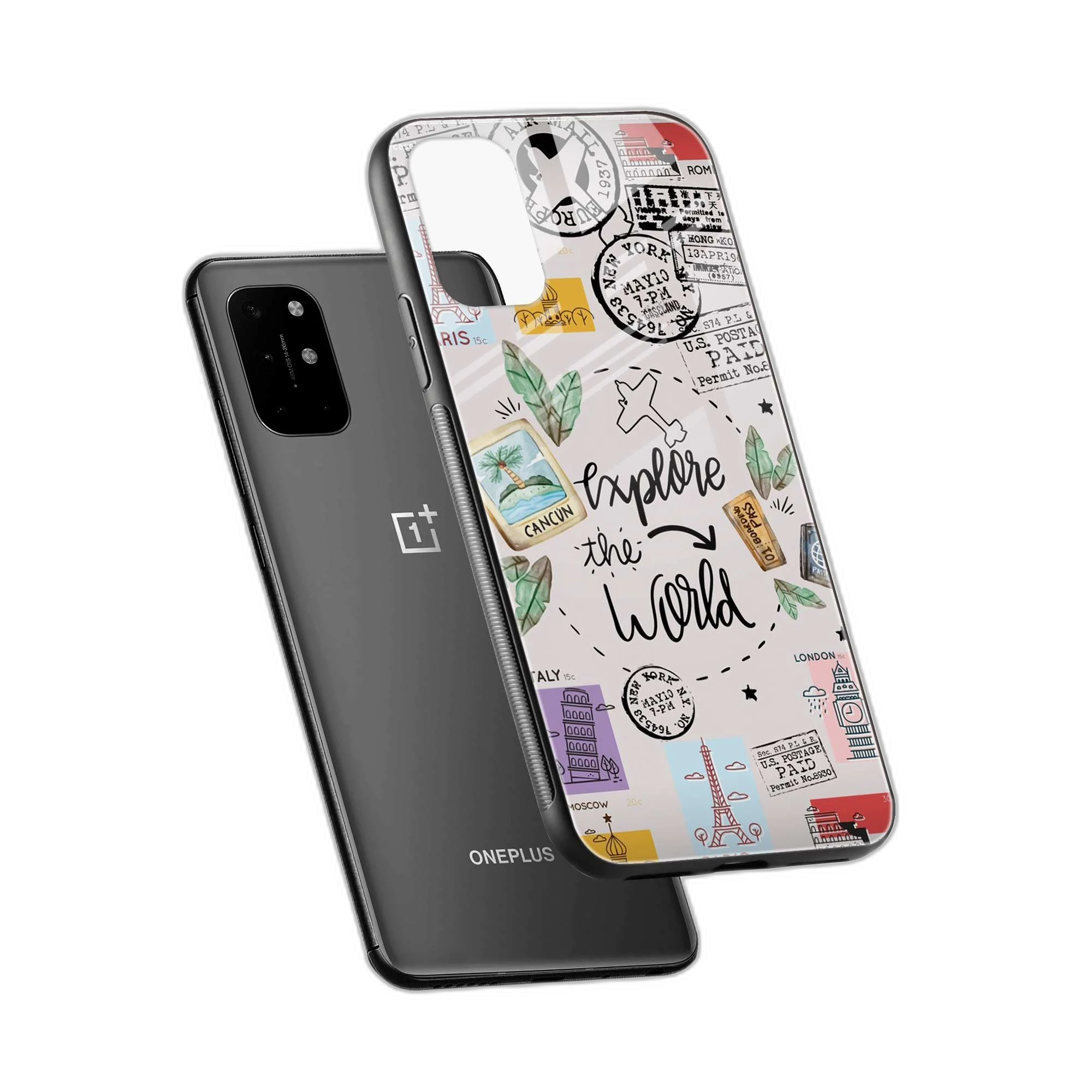 Explore The World OnePlus 8T Back Cover view 2