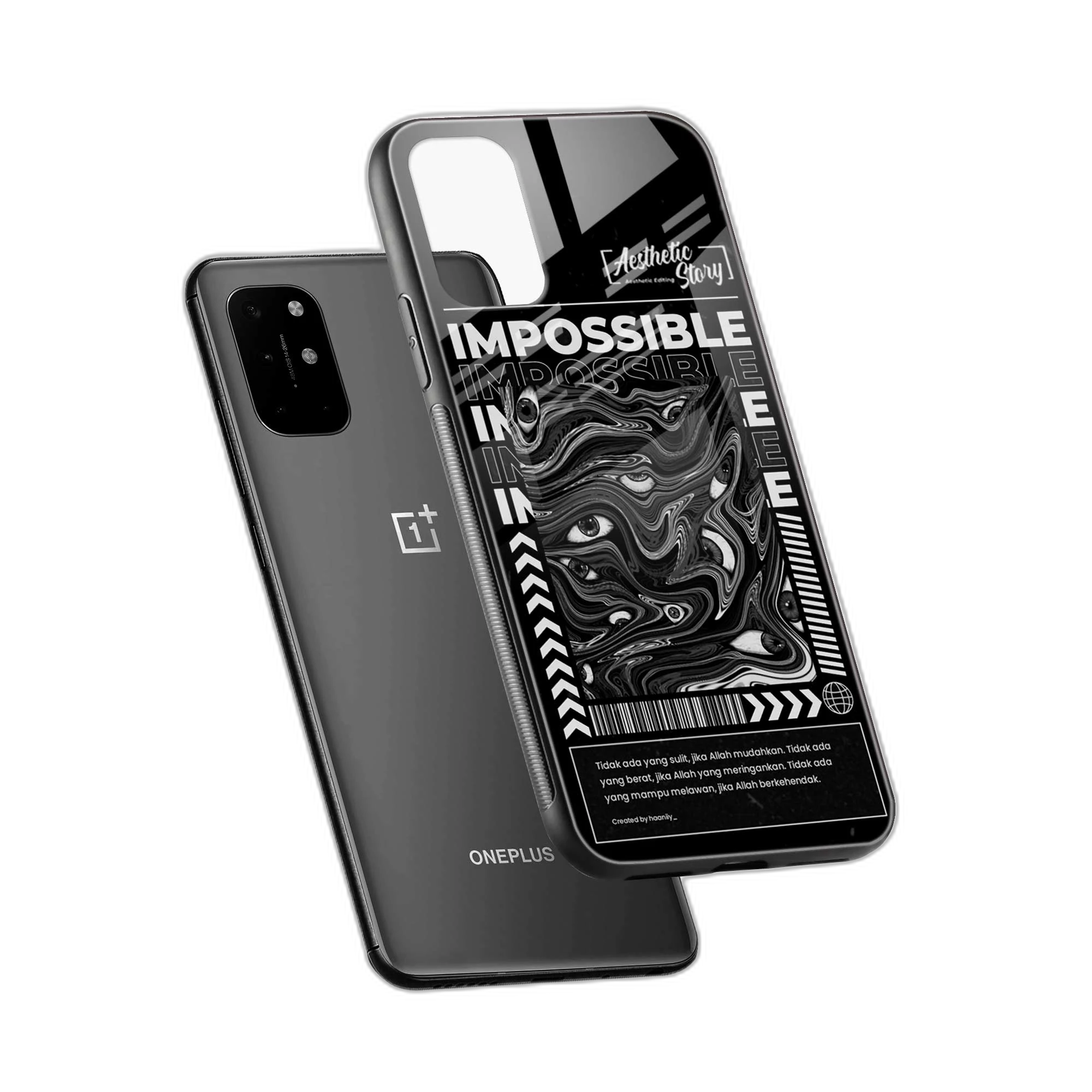 Impossible OnePlus 8T Back Cover view 2