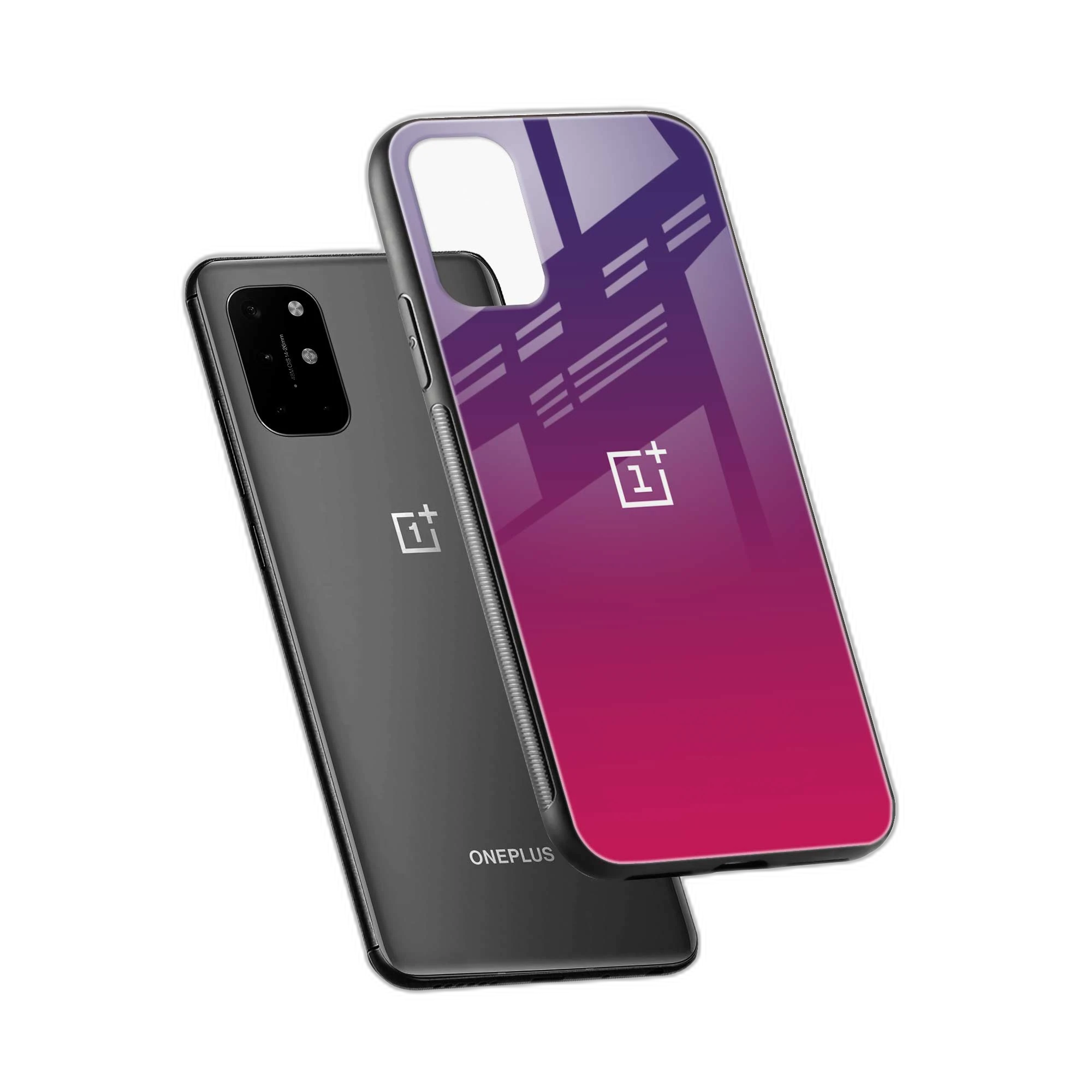 Pink Rise OnePlus 8T Back Cover view 2