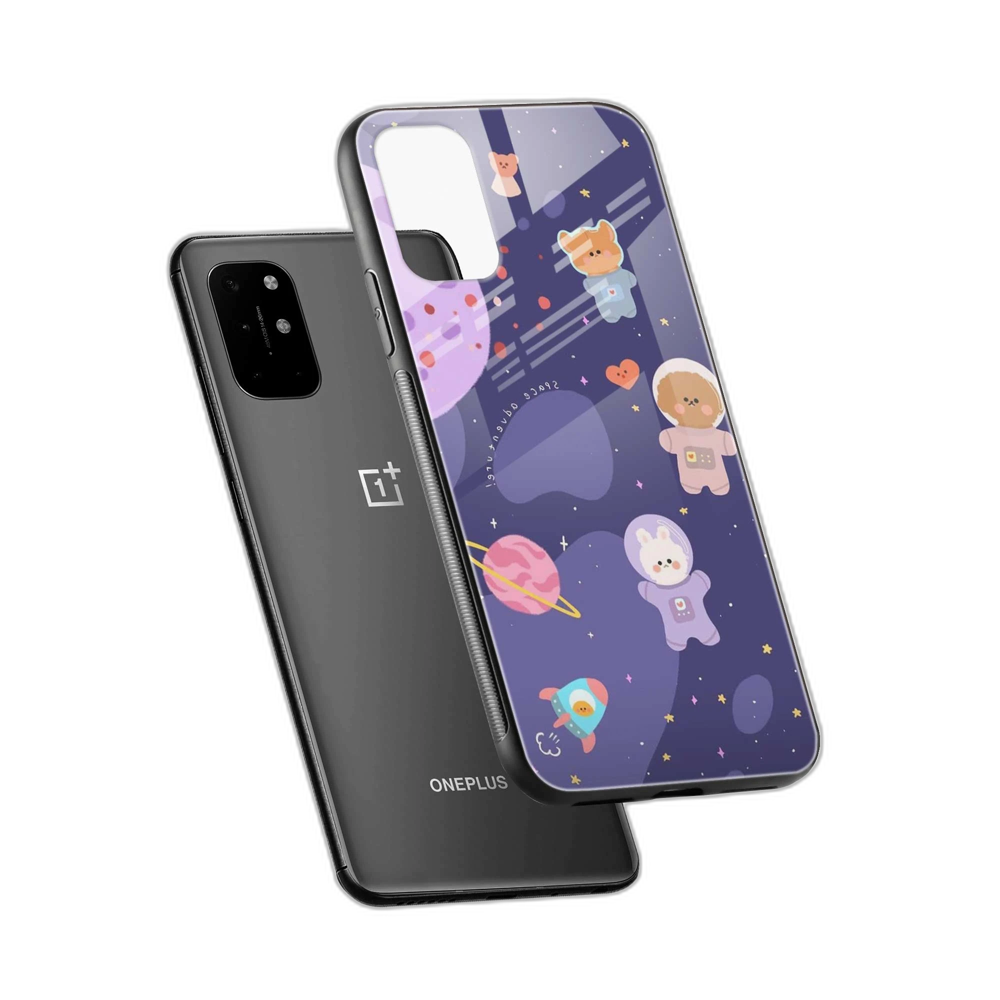 Teddy Space OnePlus 8T Back Cover view 2