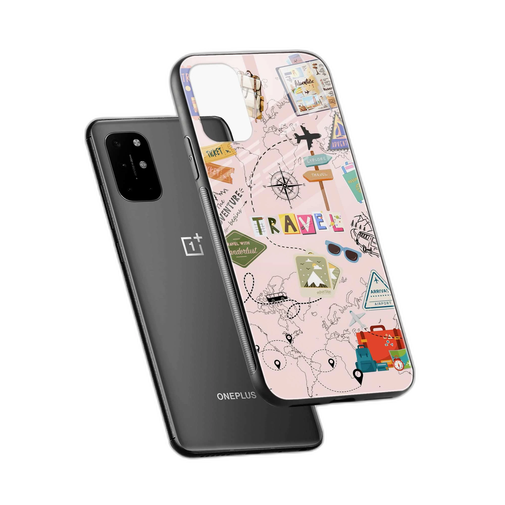 Traveler OnePlus 8T Back Cover view 2