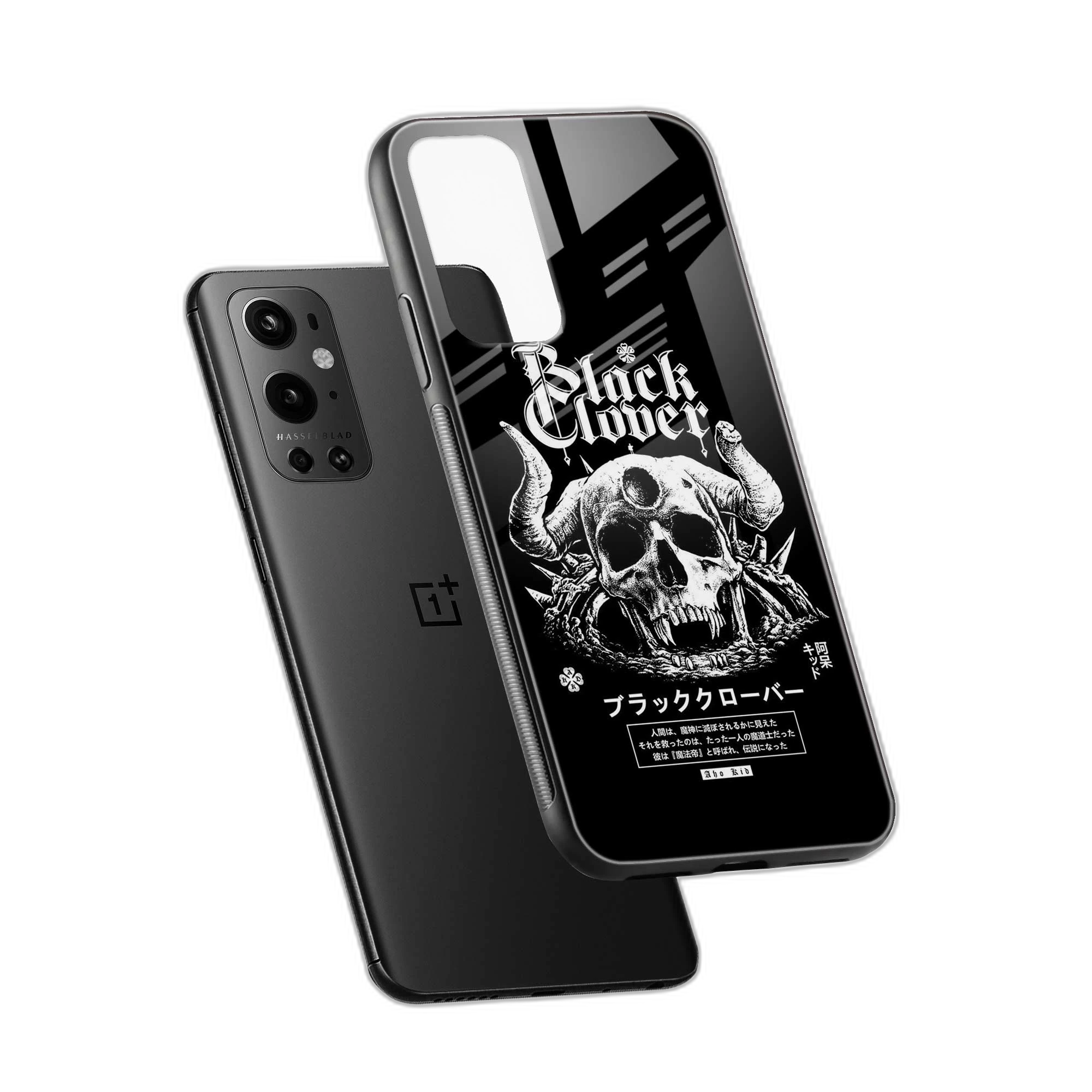 Black Skull OnePlus 9 Pro Back Cover view 2