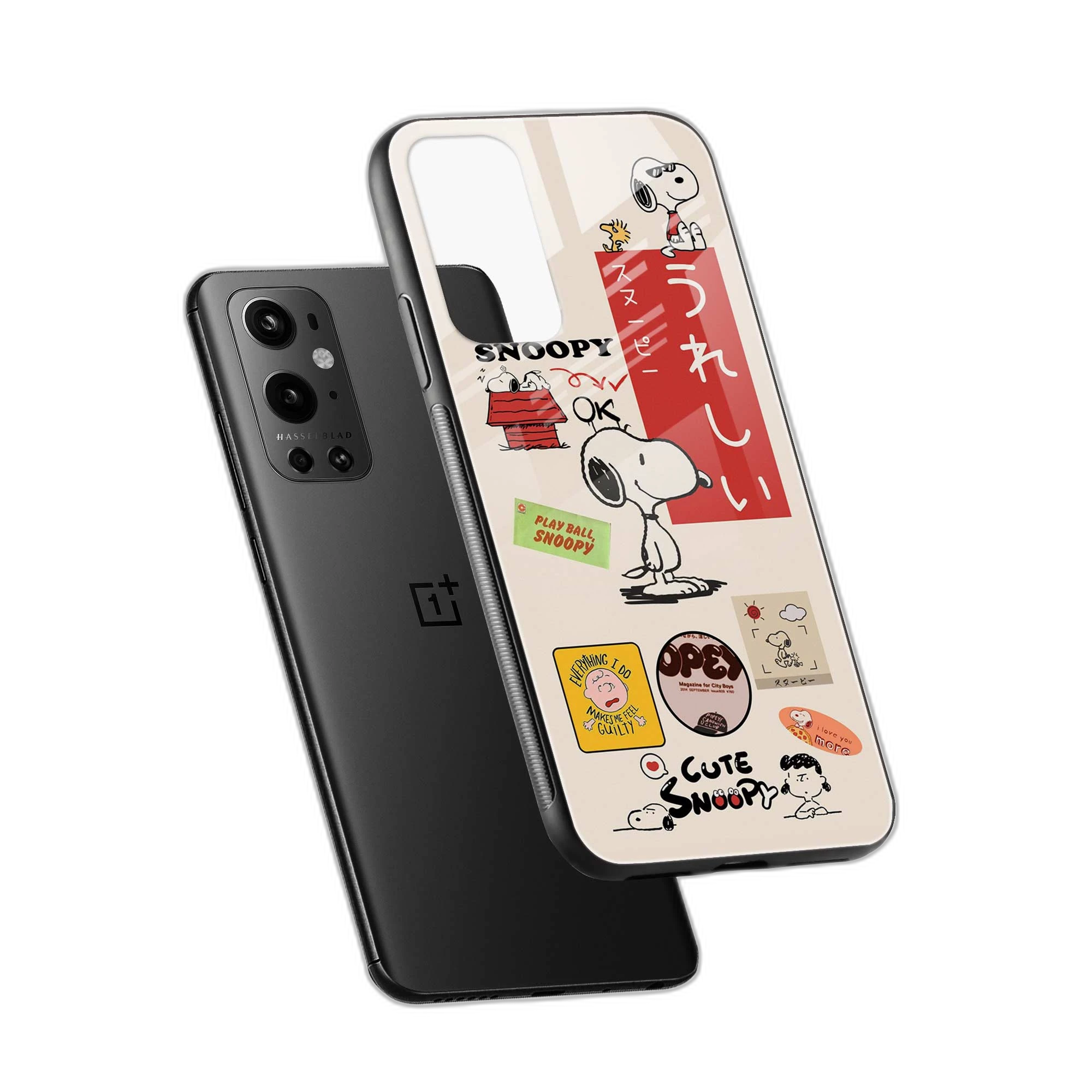 Snoopy OnePlus 9 Pro Back Cover view 2