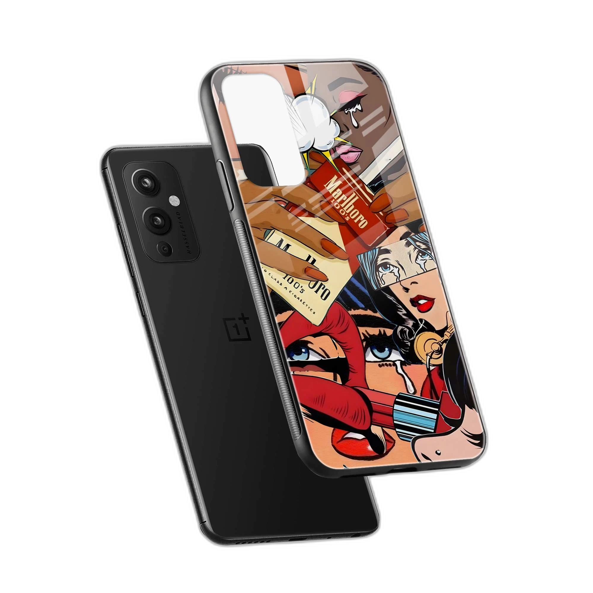 Bad Girl OnePlus 9 Back Cover view 2