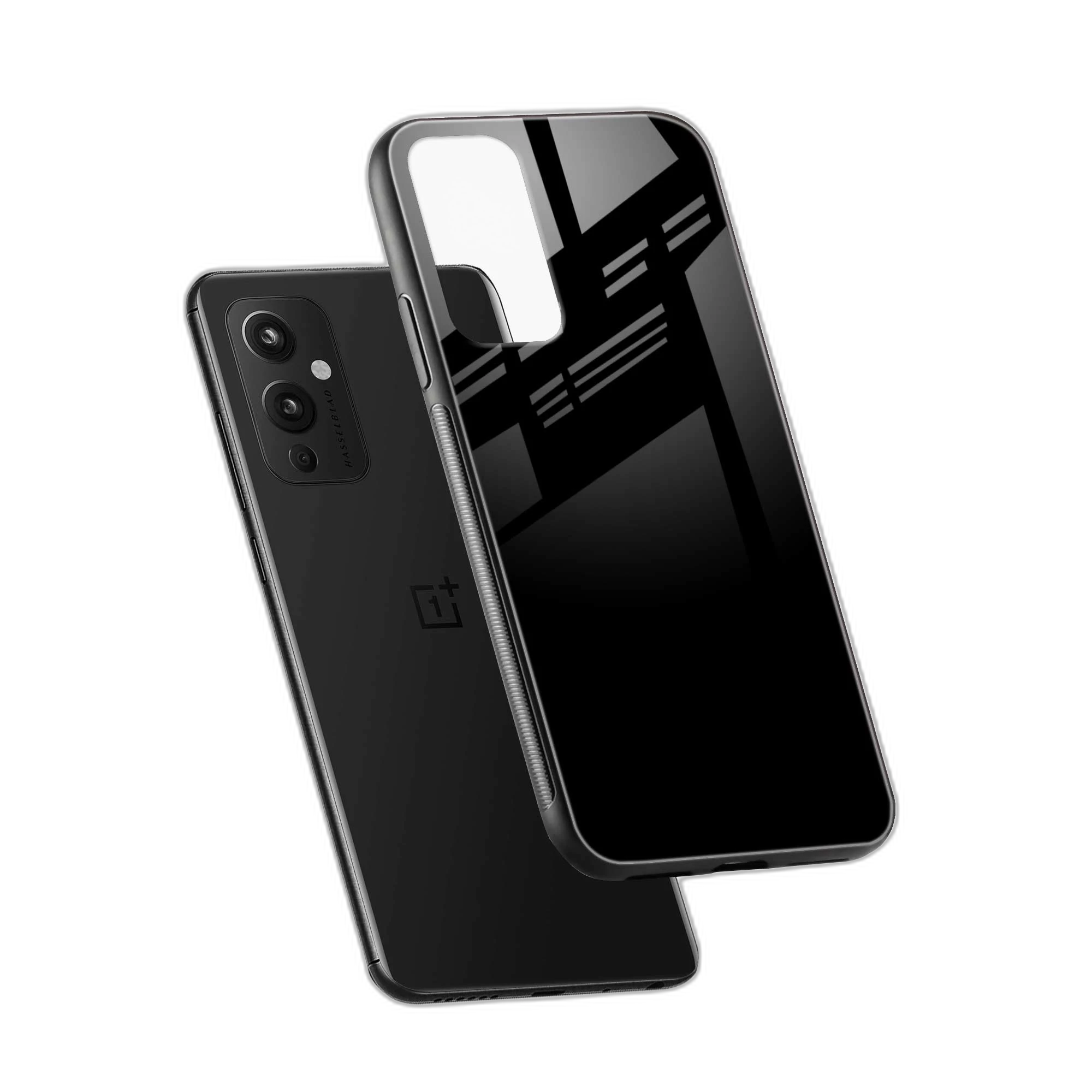 Pure Black OnePlus 9 Back Cover view 2