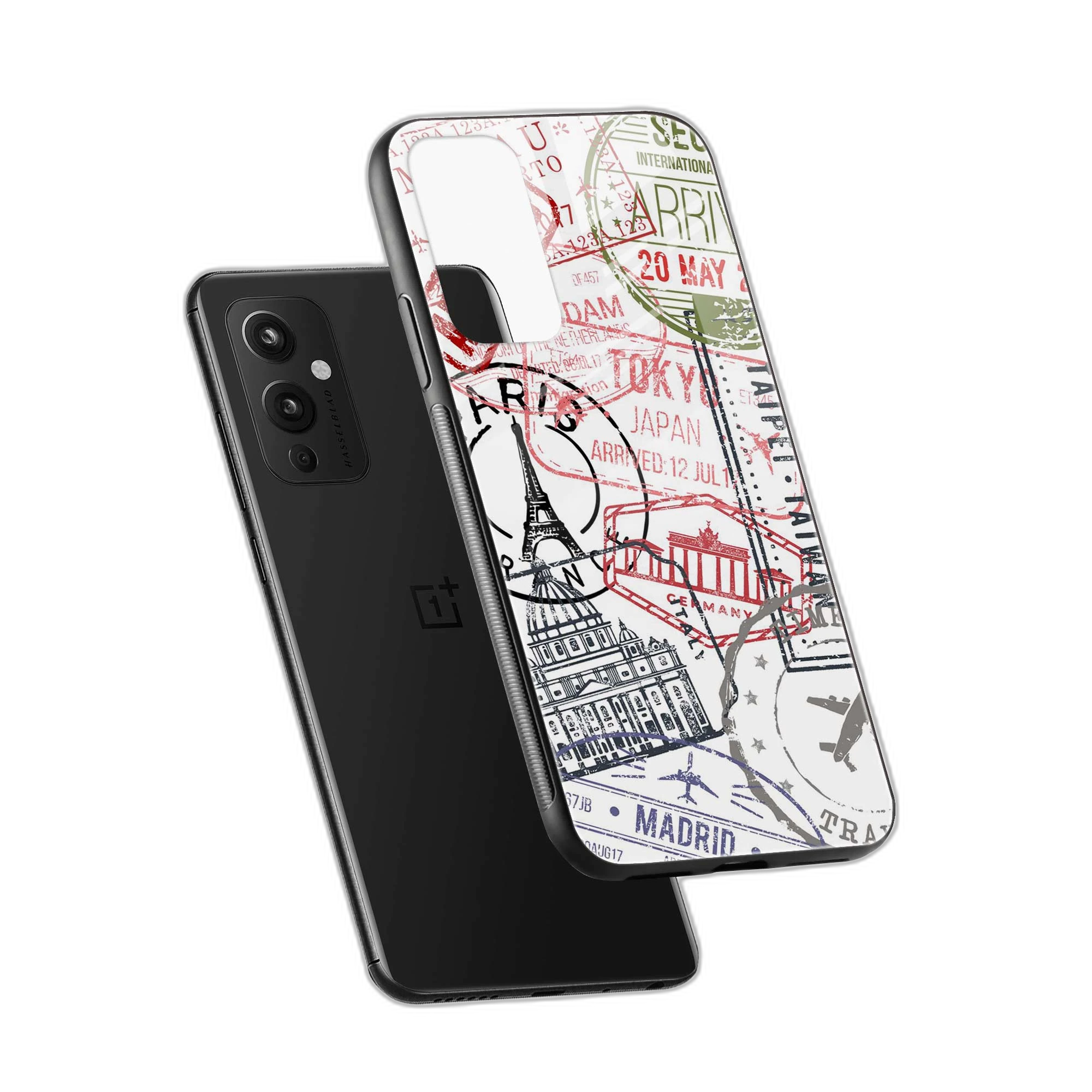 Stamp OnePlus 9 Back Cover view 2