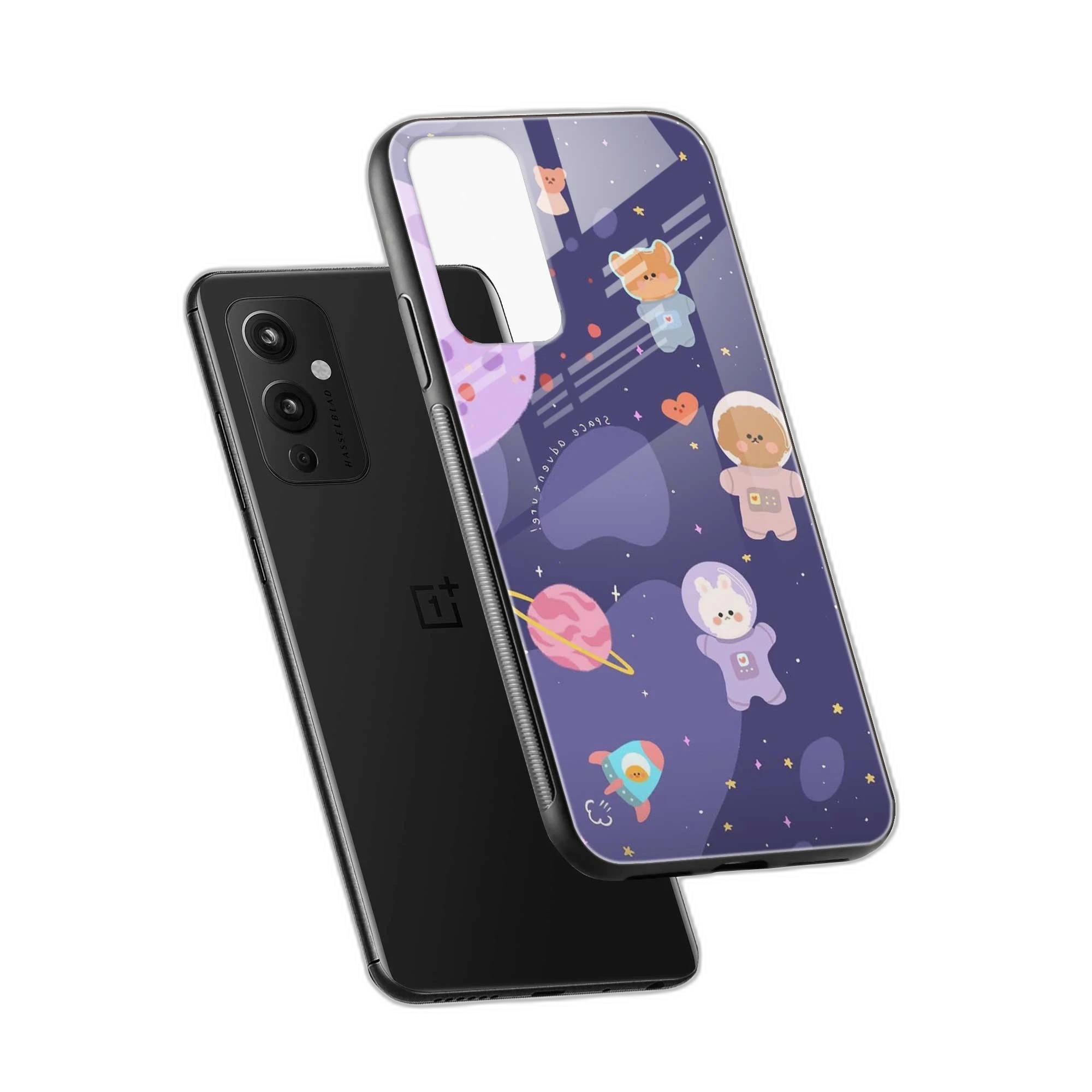 Teddy Space OnePlus 9 Back Cover view 2