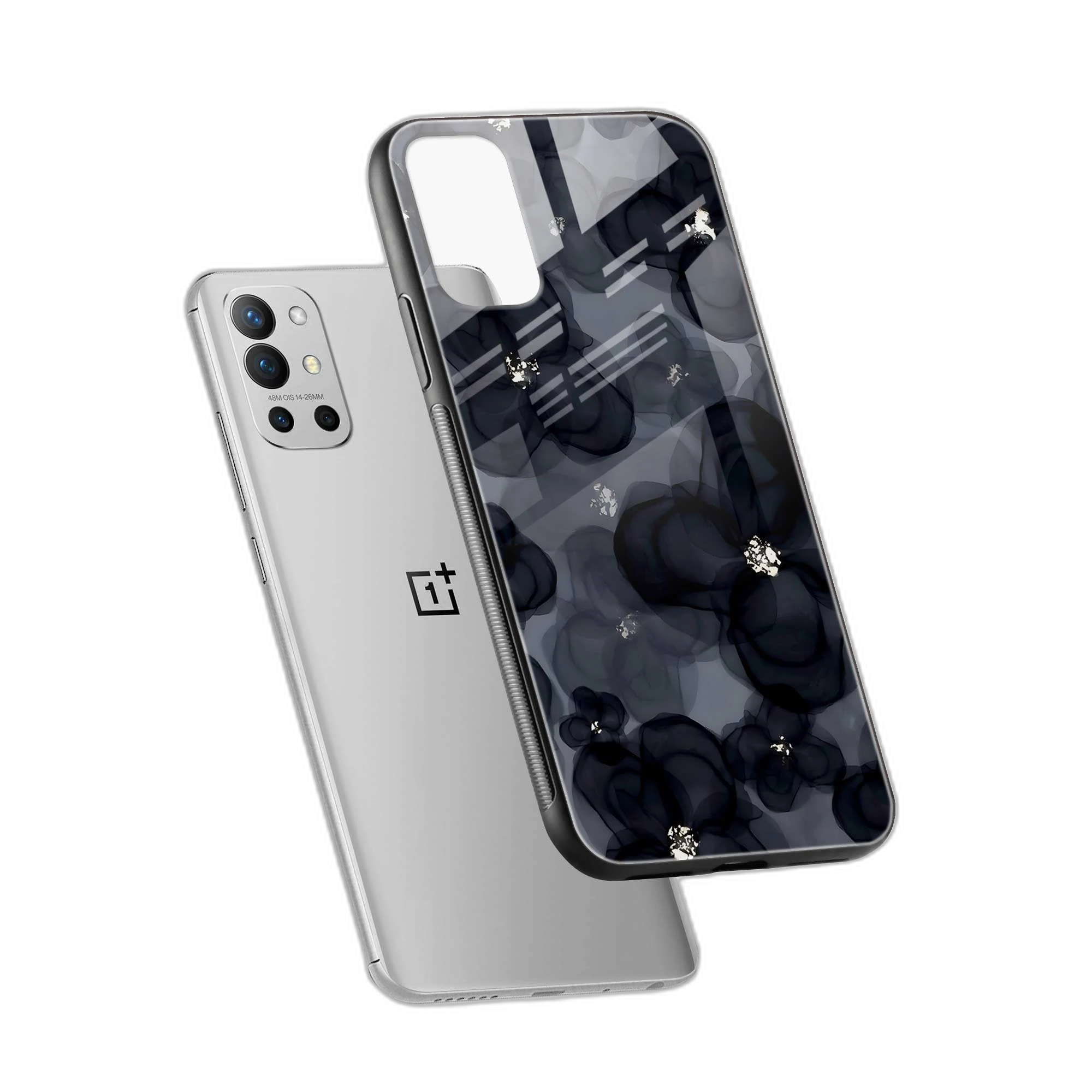 Black Beauty OnePlus 9r Back Cover view 2