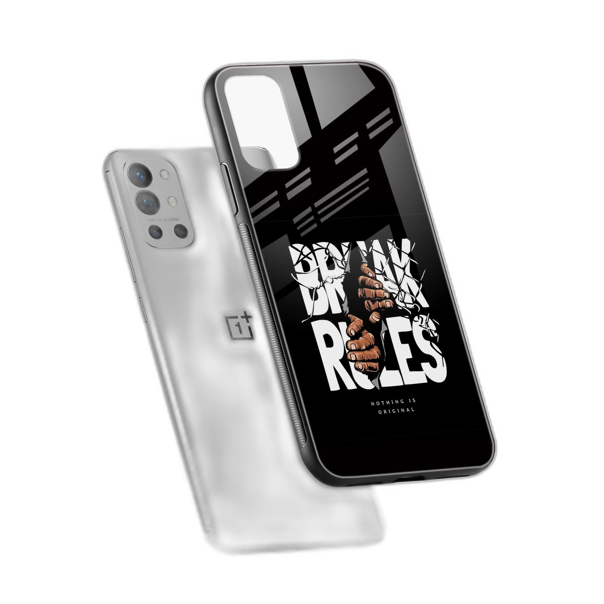 Break Rules OnePlus 9r Back Cover view 2