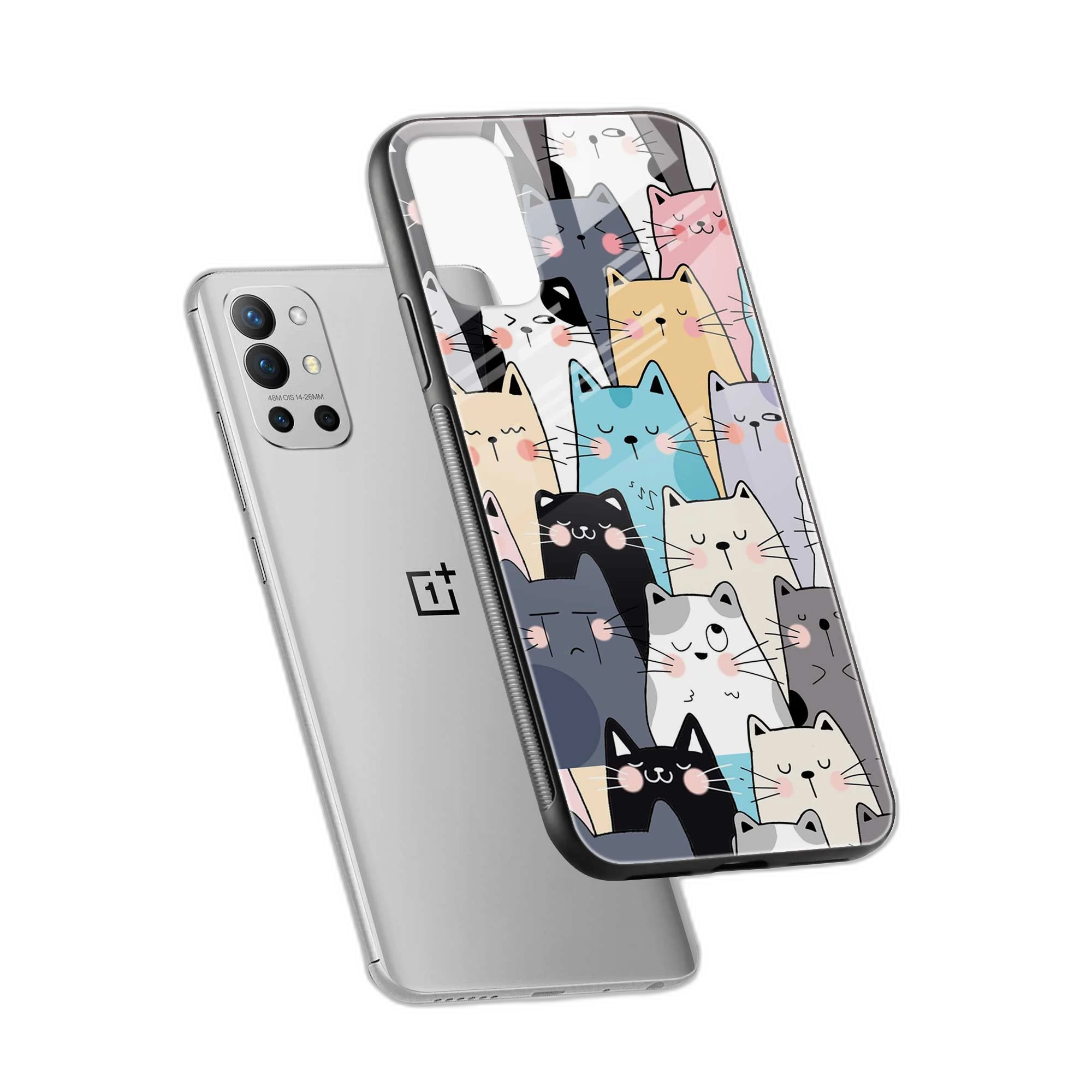 Cute Cat OnePlus 9r Back Cover view 2