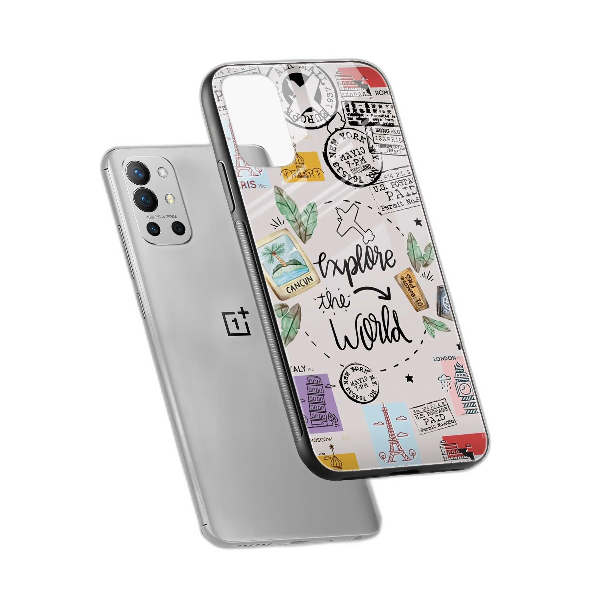 Explore The World OnePlus 9r Back Cover view 2