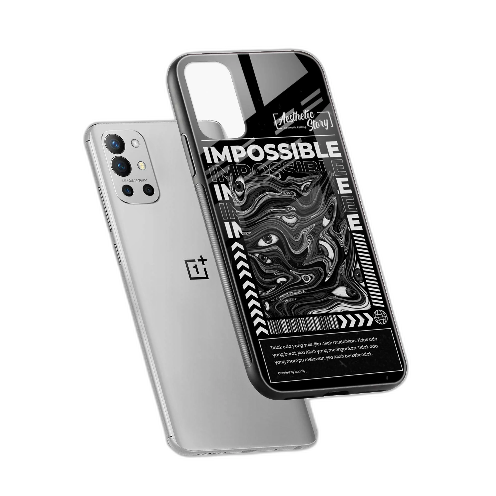 Impossible OnePlus 9r Back Cover view 2