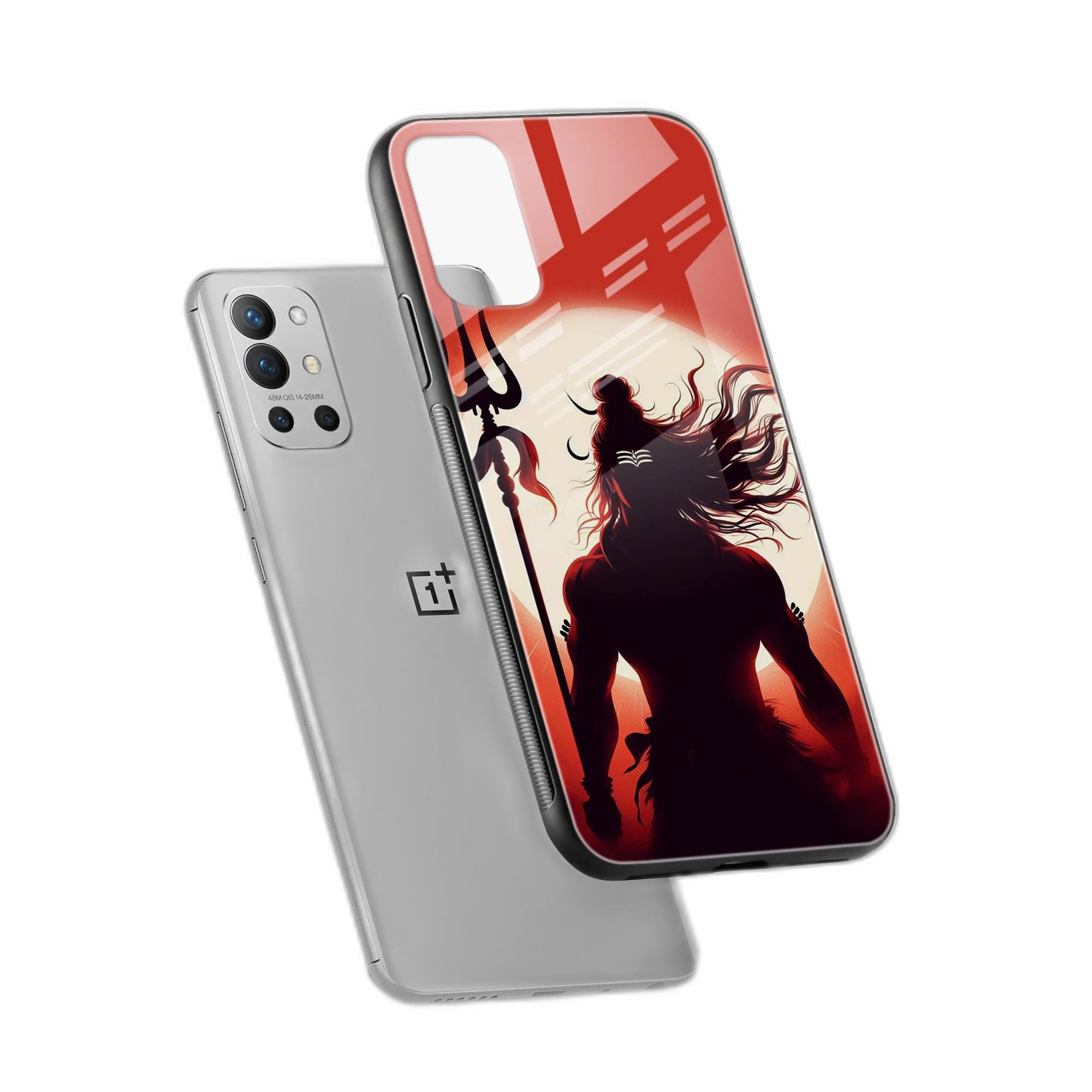 Lord Shiva OnePlus 9r Back Cover view 2
