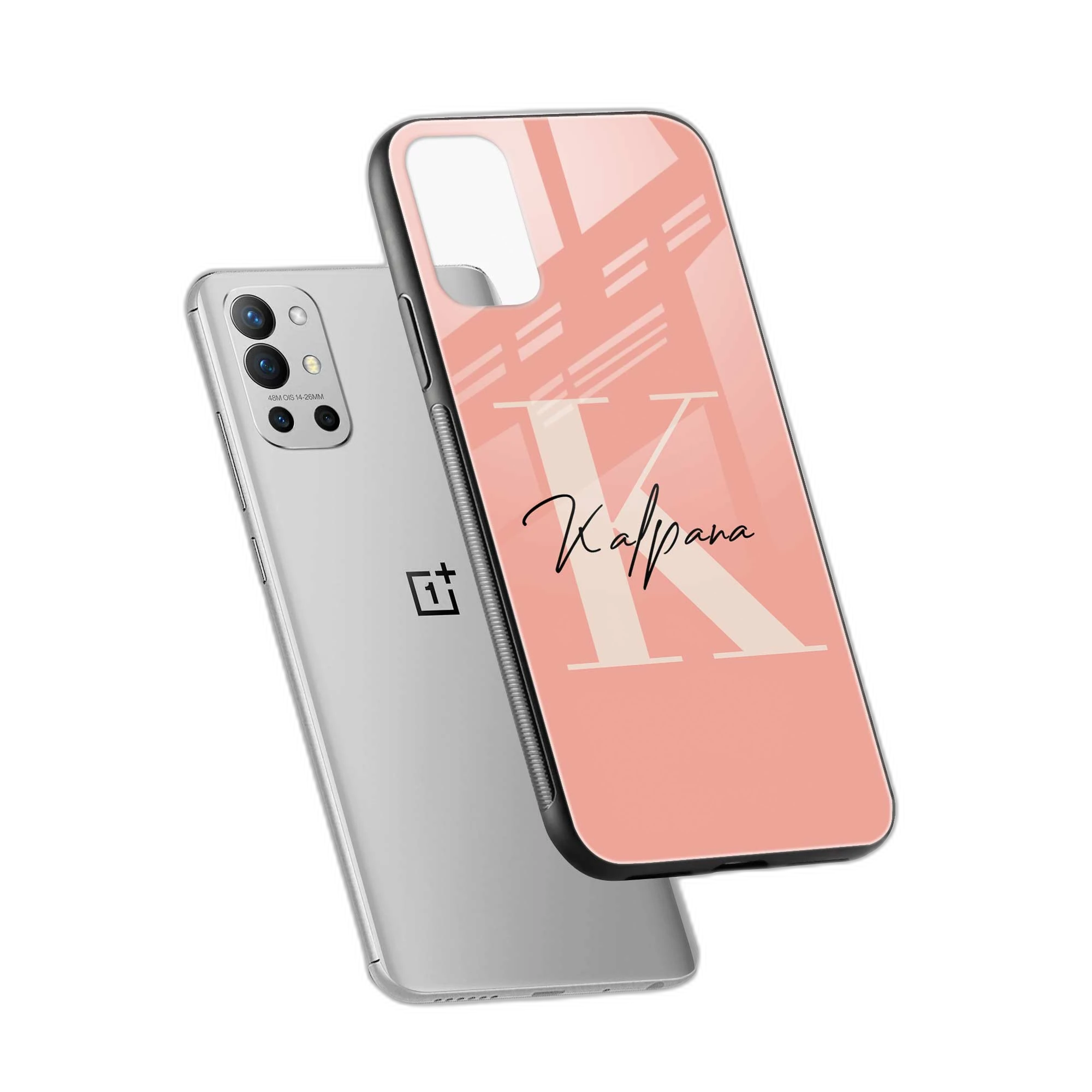Personalised Name OnePlus 9r Back Cover view 2