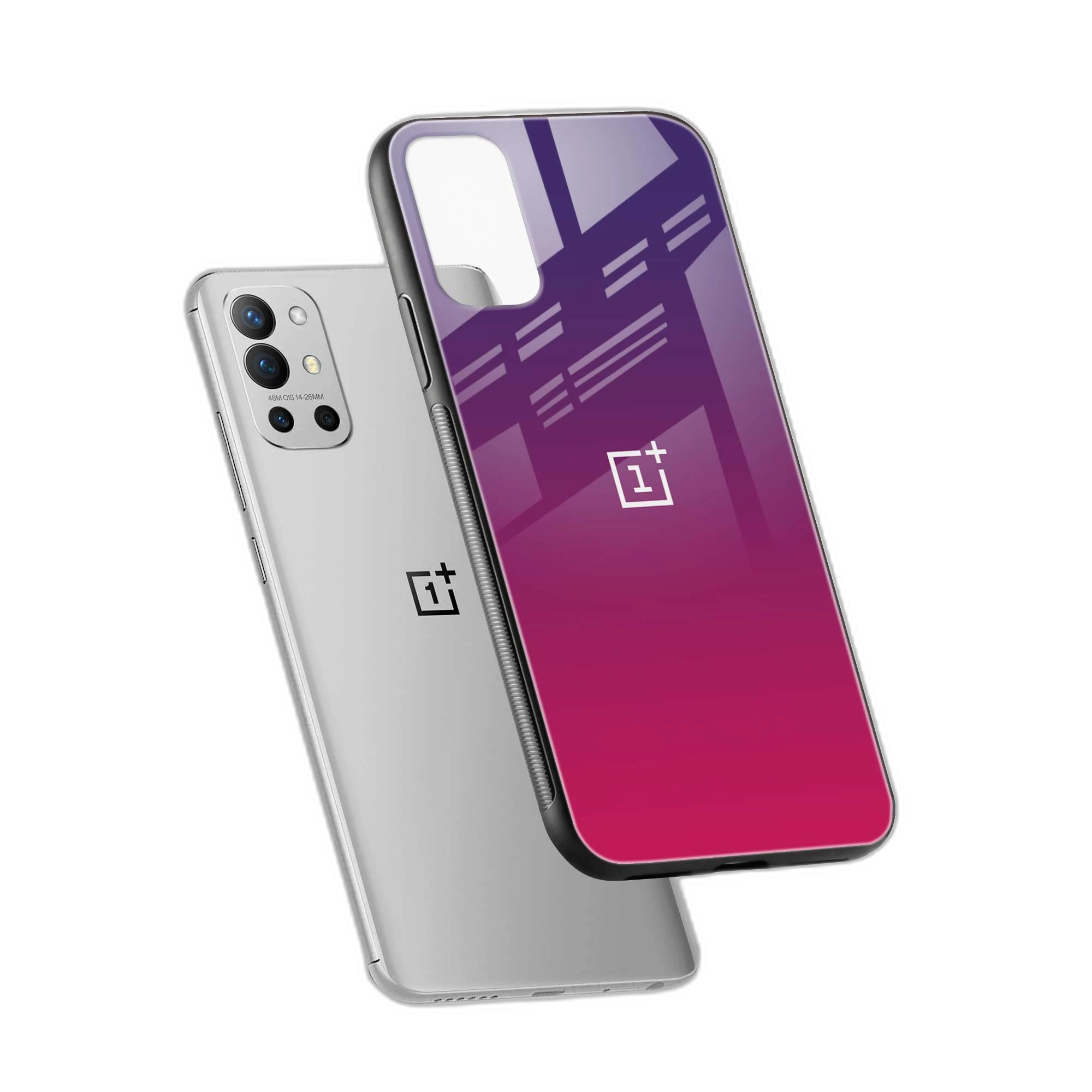 Pink Rise OnePlus 9r Back Cover view 2