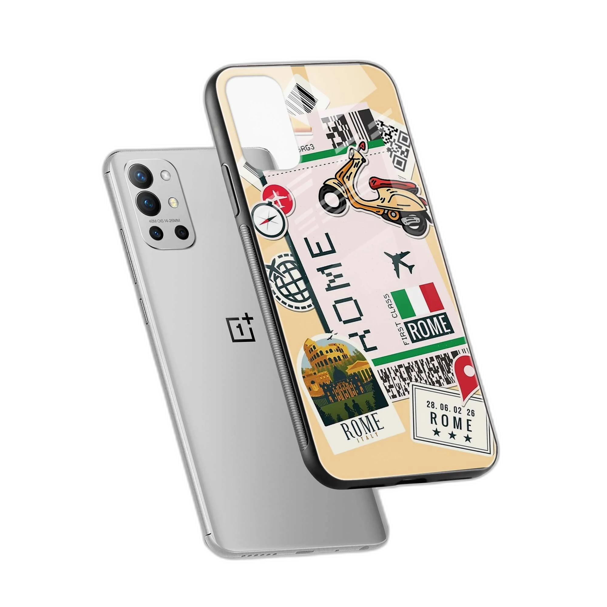 Rome OnePlus 9r Back Cover view 2
