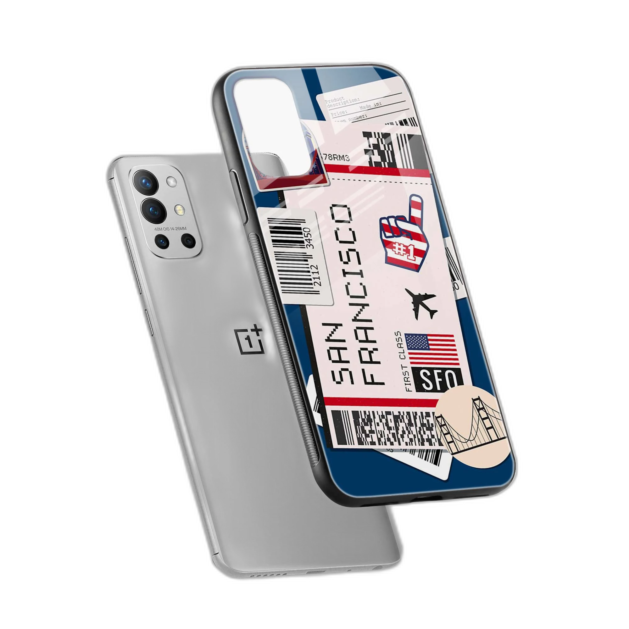 San Francisco OnePlus 9r Back Cover view 2