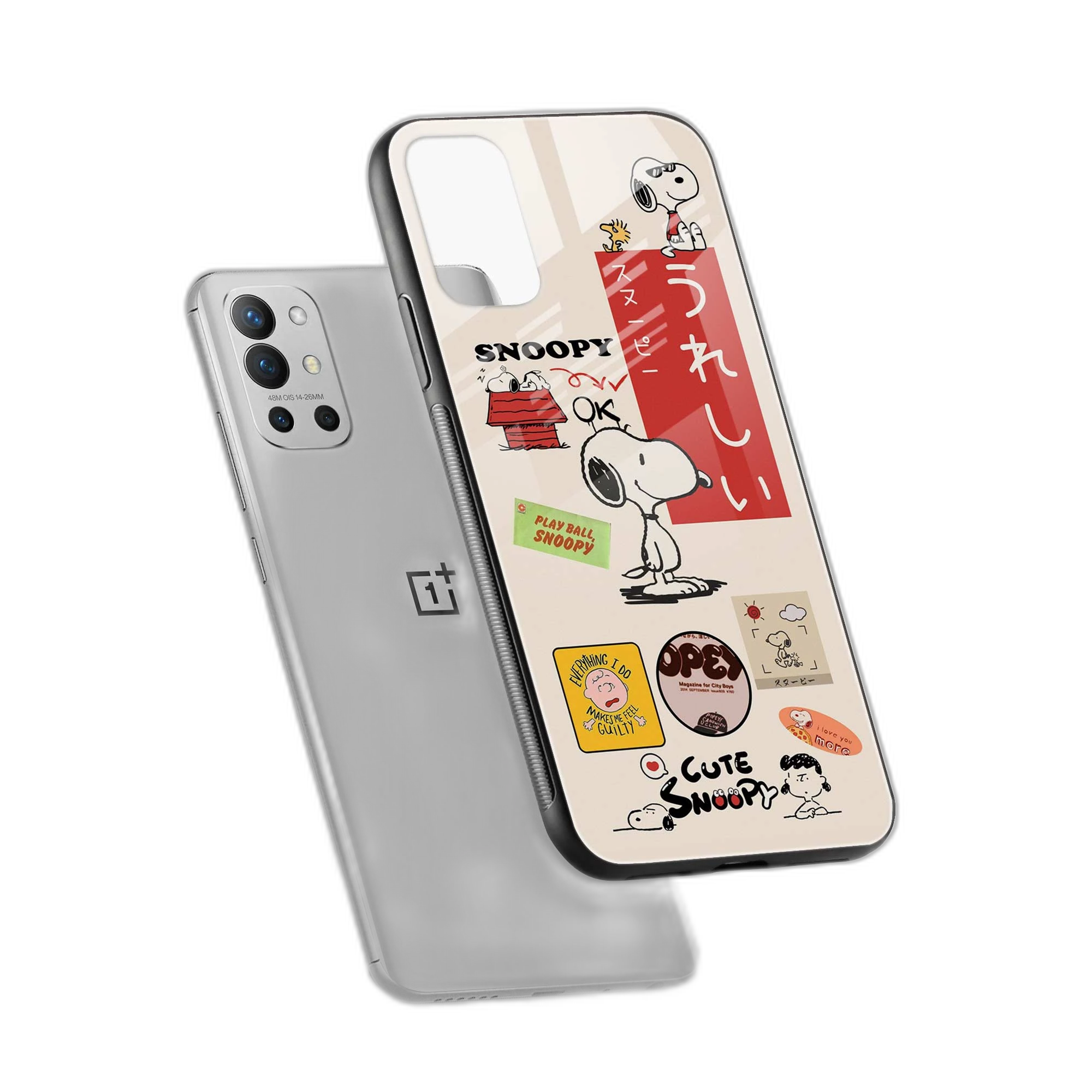 Snoopy OnePlus 9r Back Cover view 2