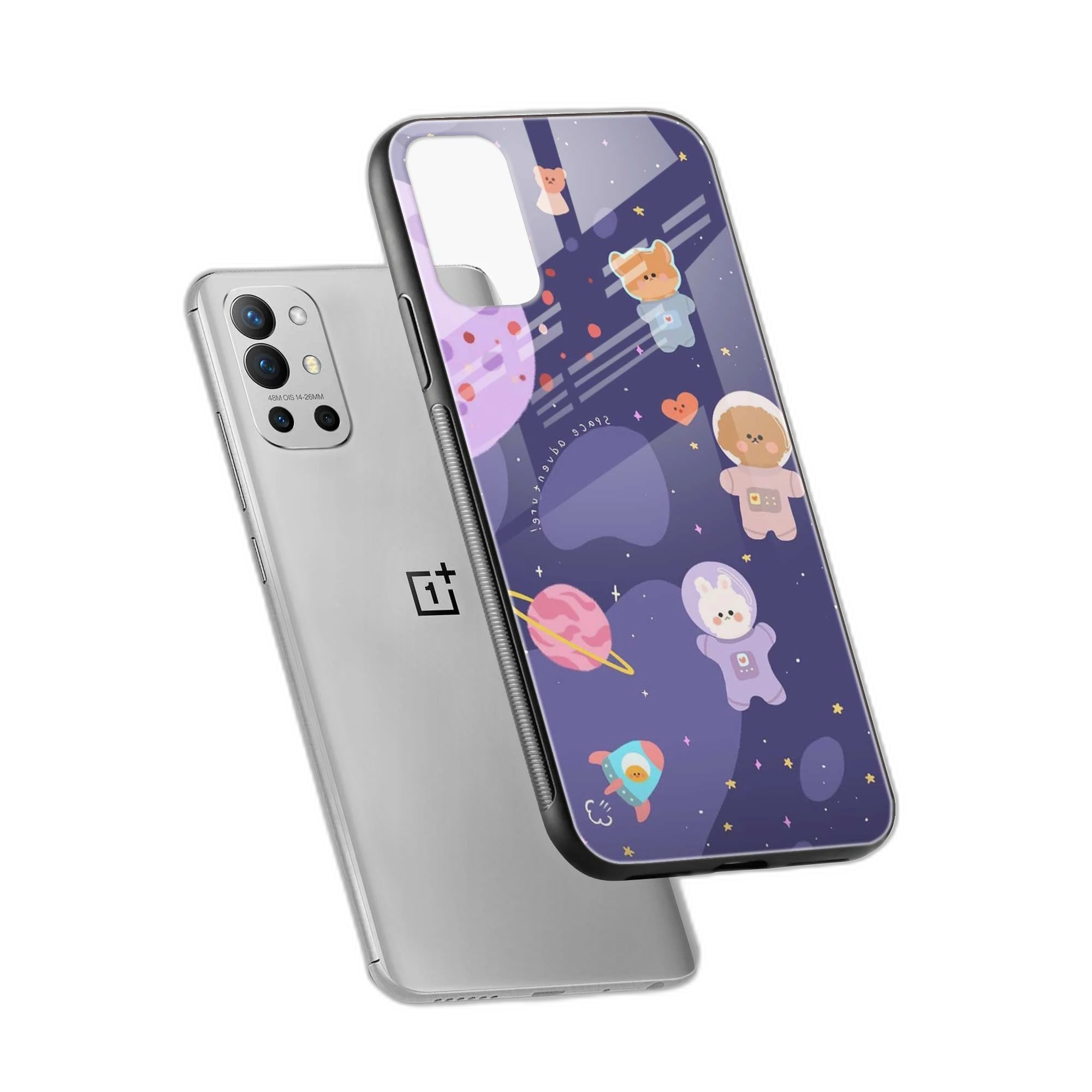 Teddy Space OnePlus 9r Back Cover view 2