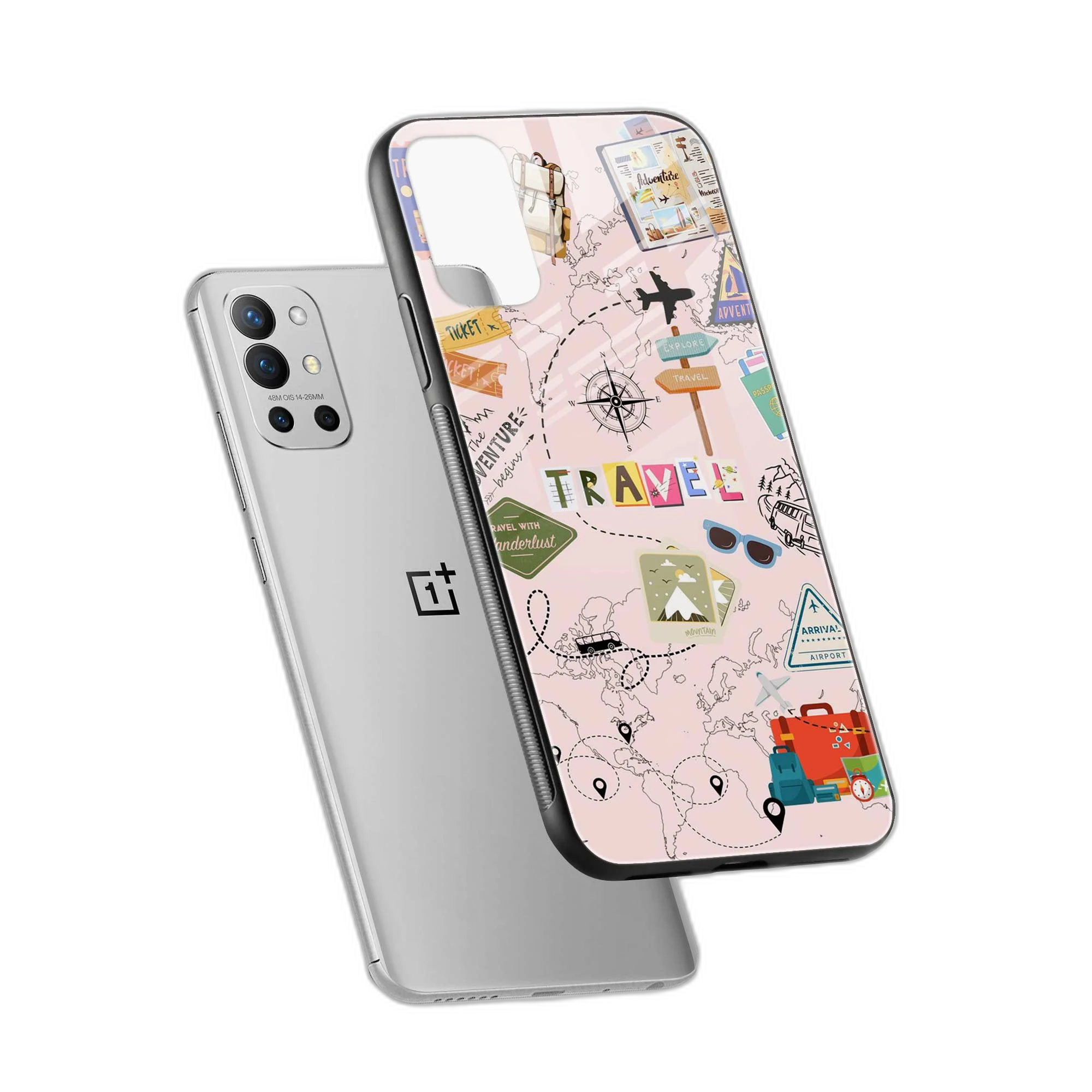Traveler OnePlus 9r Back Cover view 2
