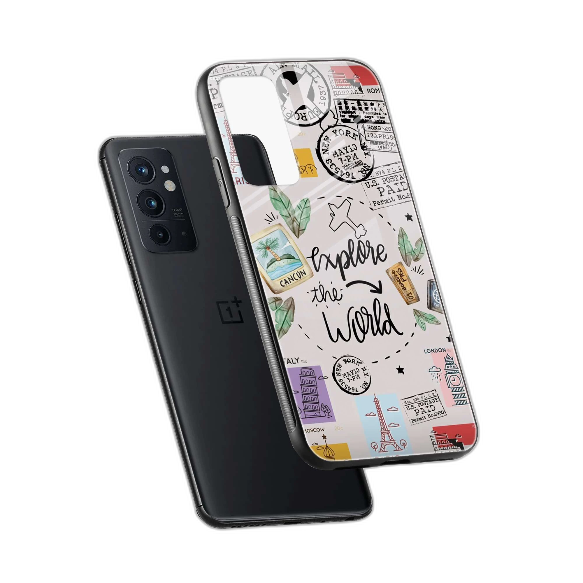 Explore The World OnePlus 9RT Back Cover view 2