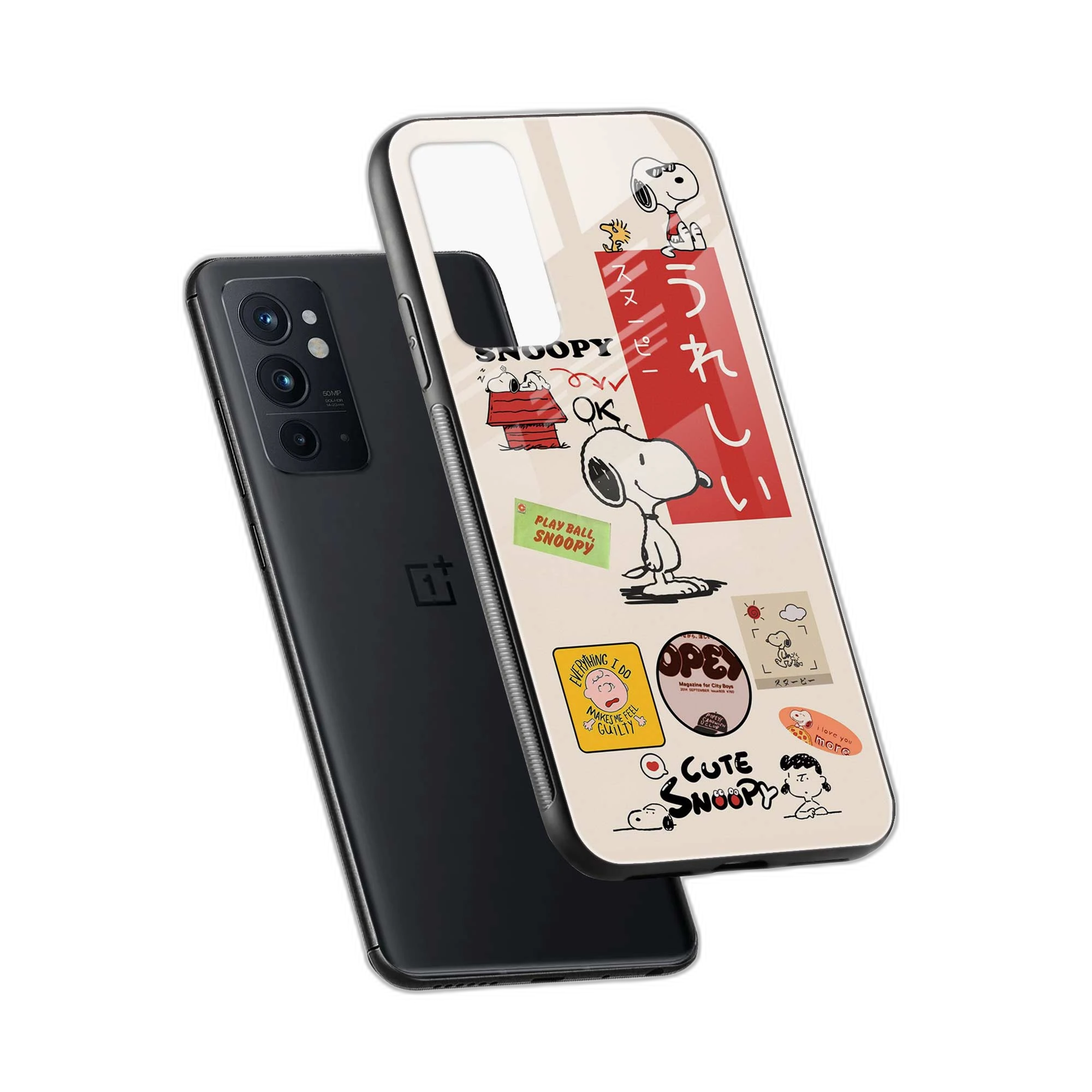 Snoopy OnePlus 9RT Back Cover view 2