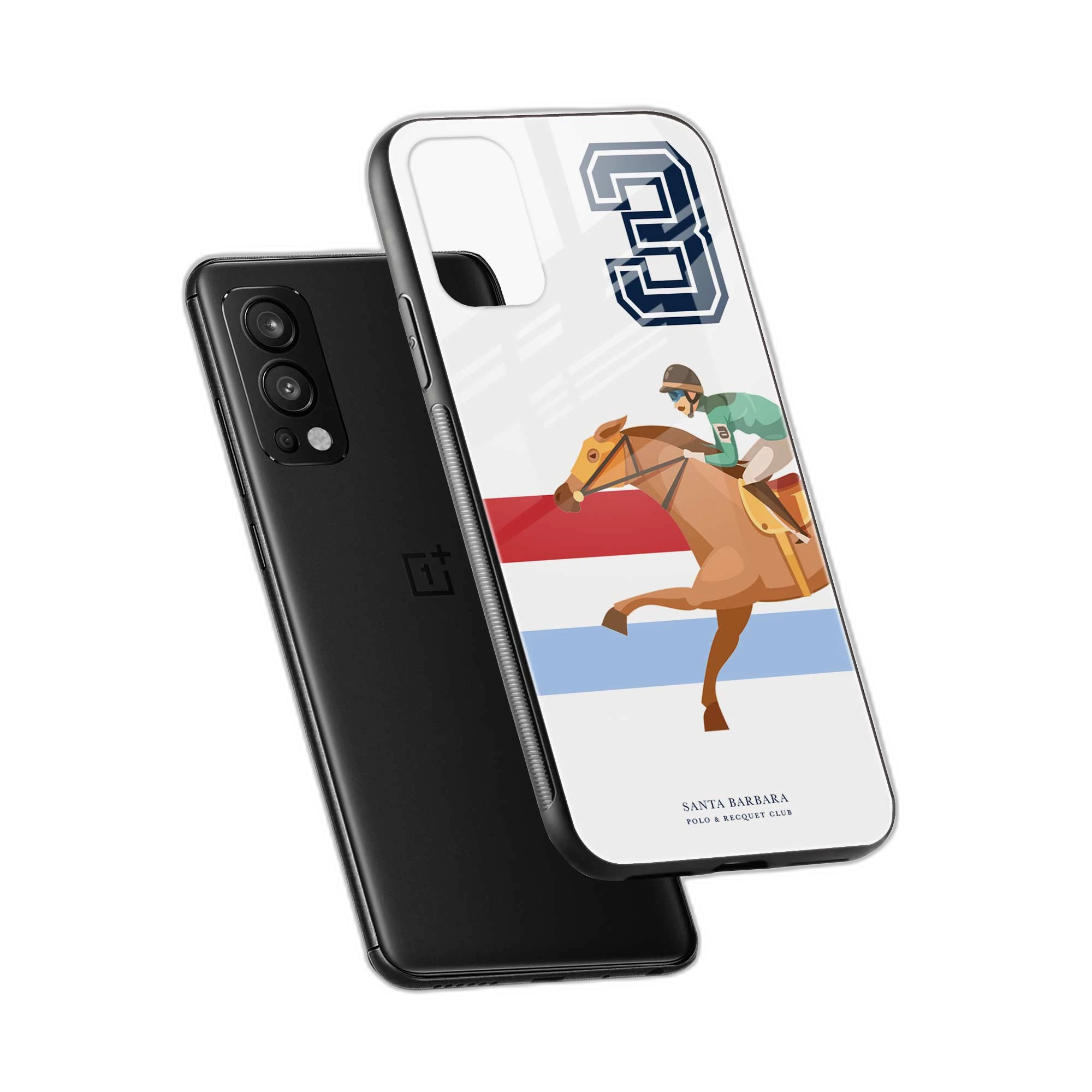 3d Santa Barbara OnePlus Nord 2 Back Cover view 2