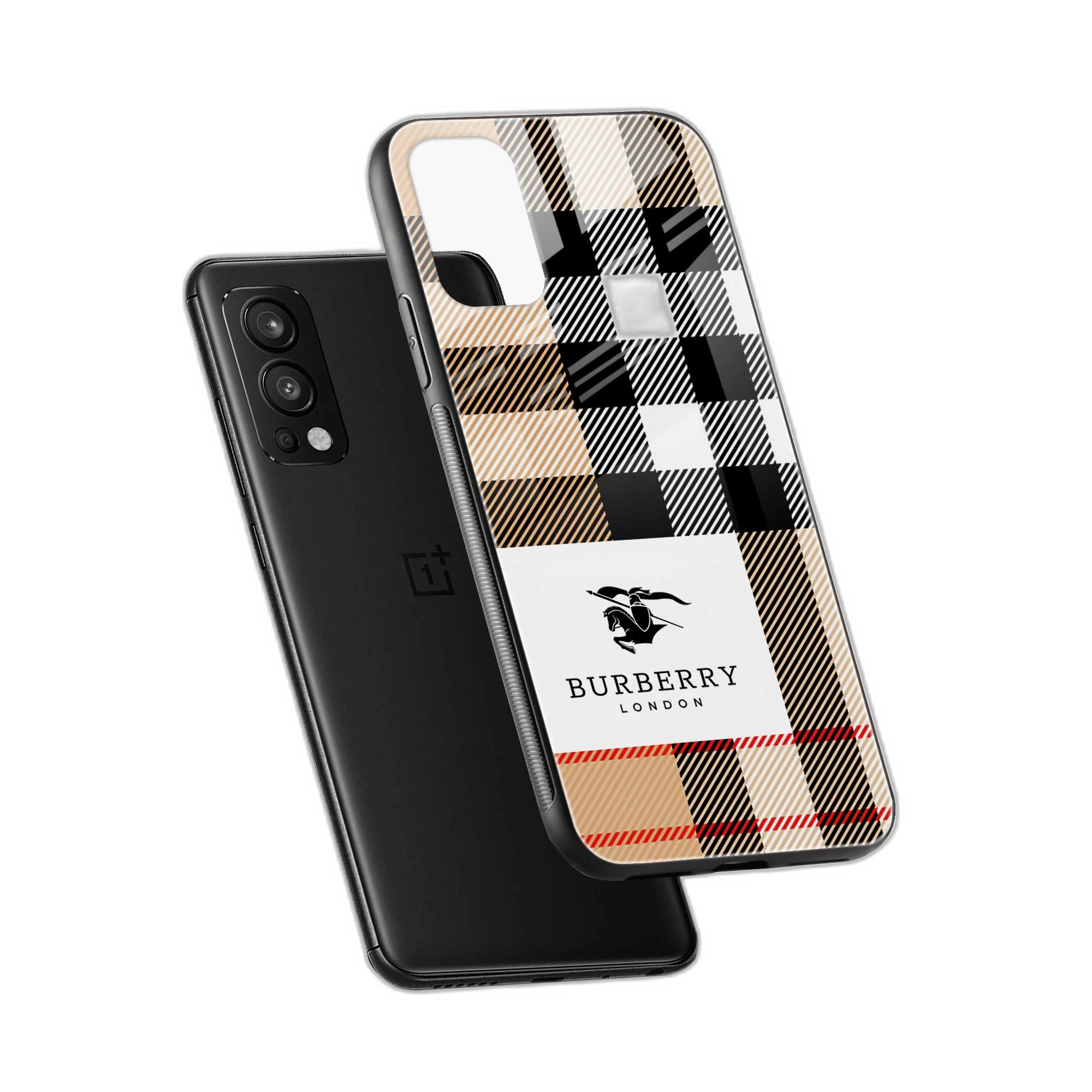 Burberry Pattern OnePlus Nord 2 Back Cover view 2