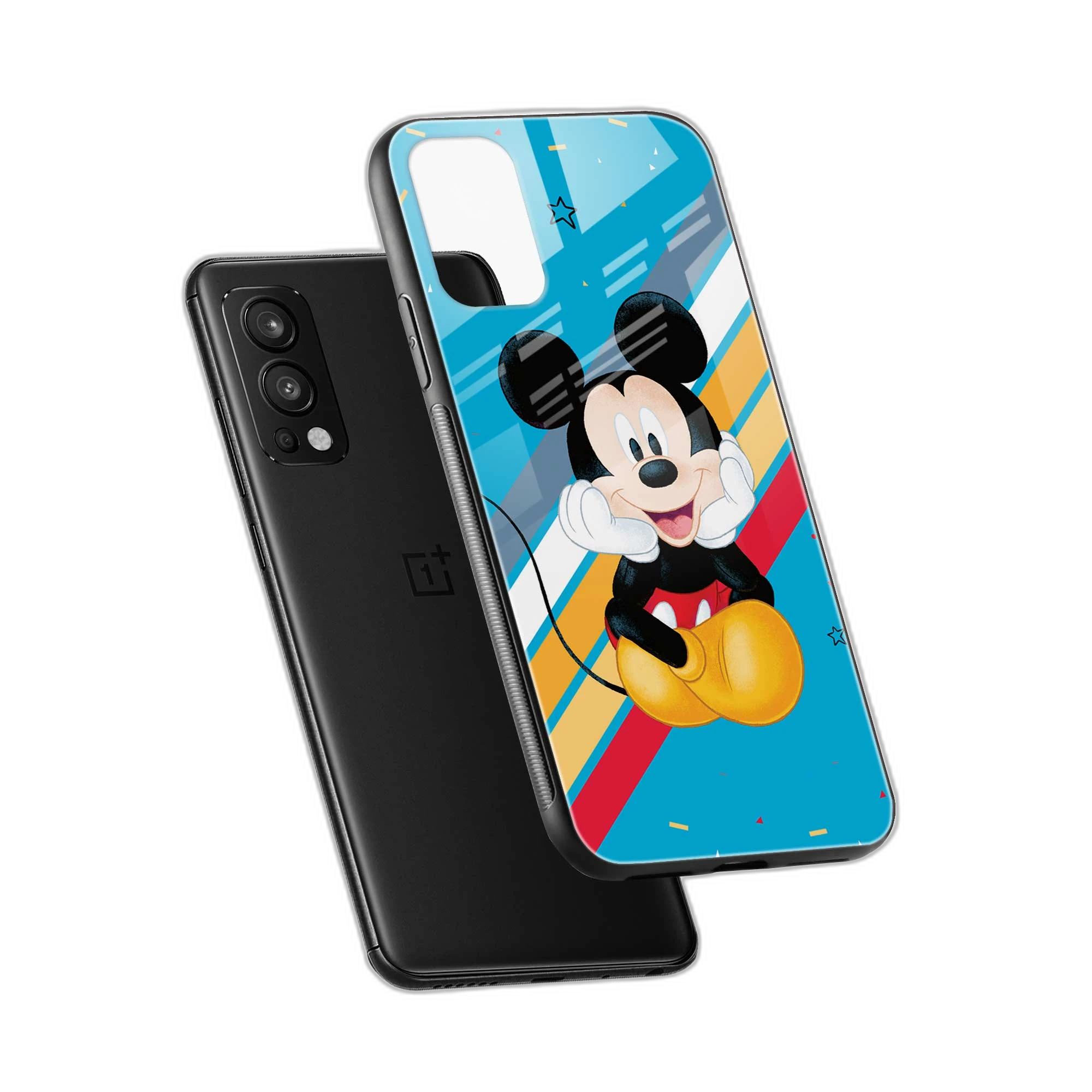 Cute Mickey Mouse OnePlus Nord 2 Back Cover view 2