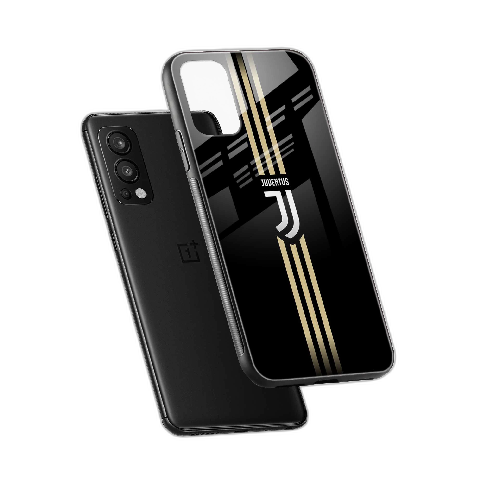 Juventus Golden Strips OnePlus Nord 2 Back Cover view 2