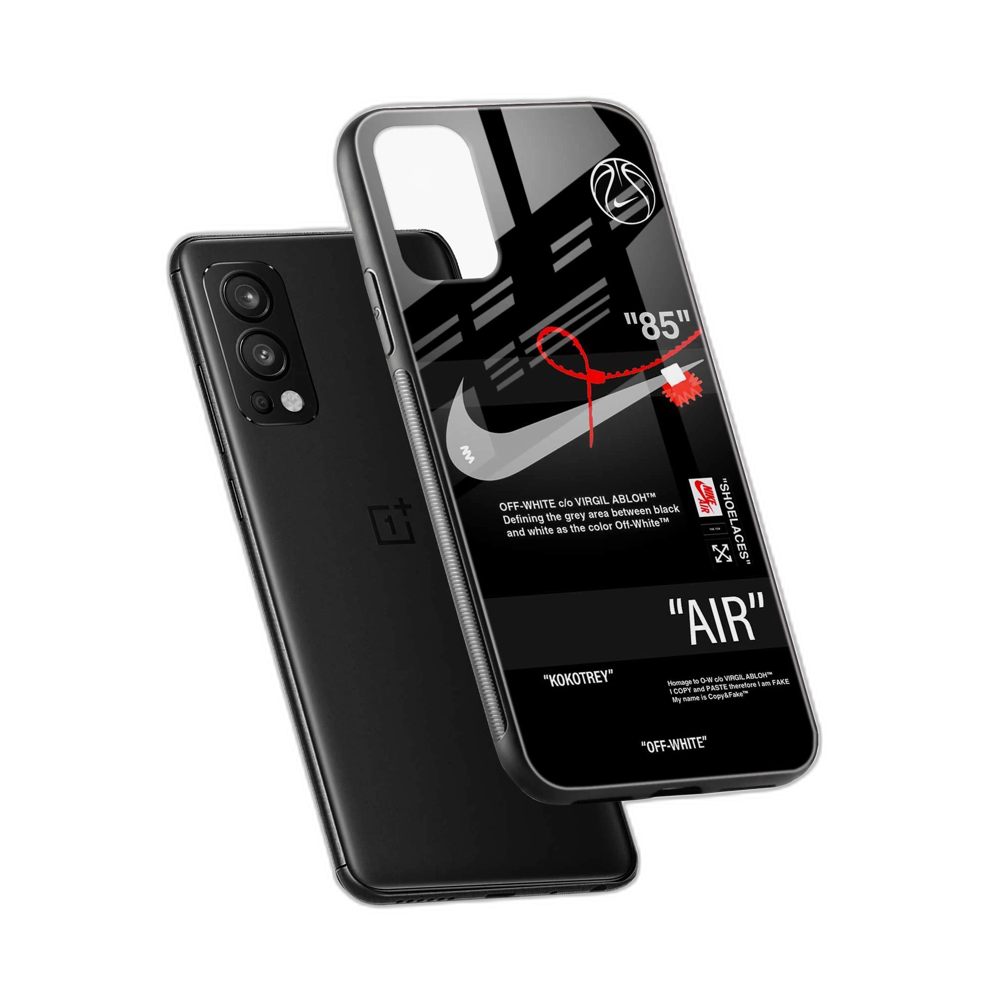 Off White OnePlus Nord 2 Back Cover view 2