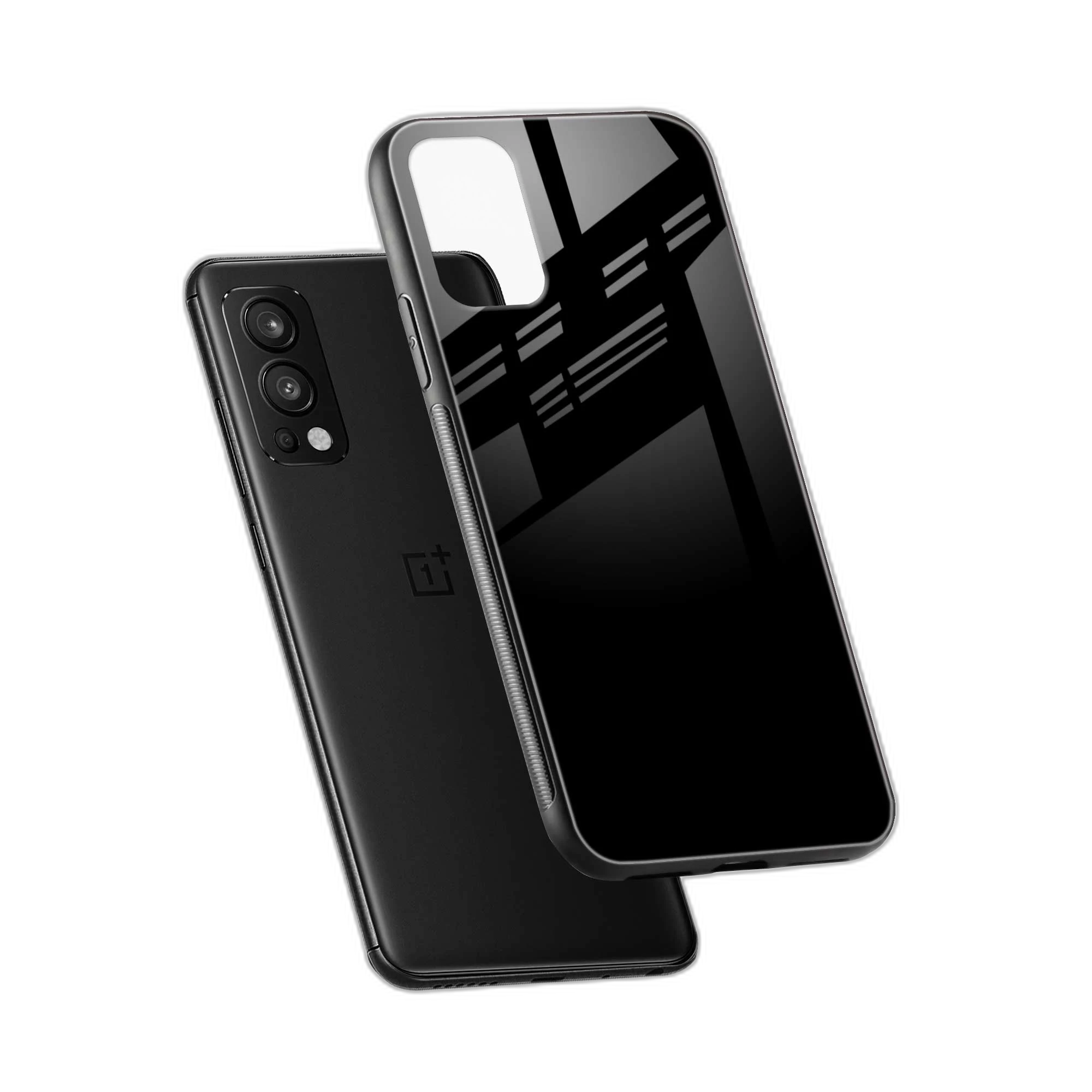 Pure Black OnePlus Nord 2 Back Cover view 2