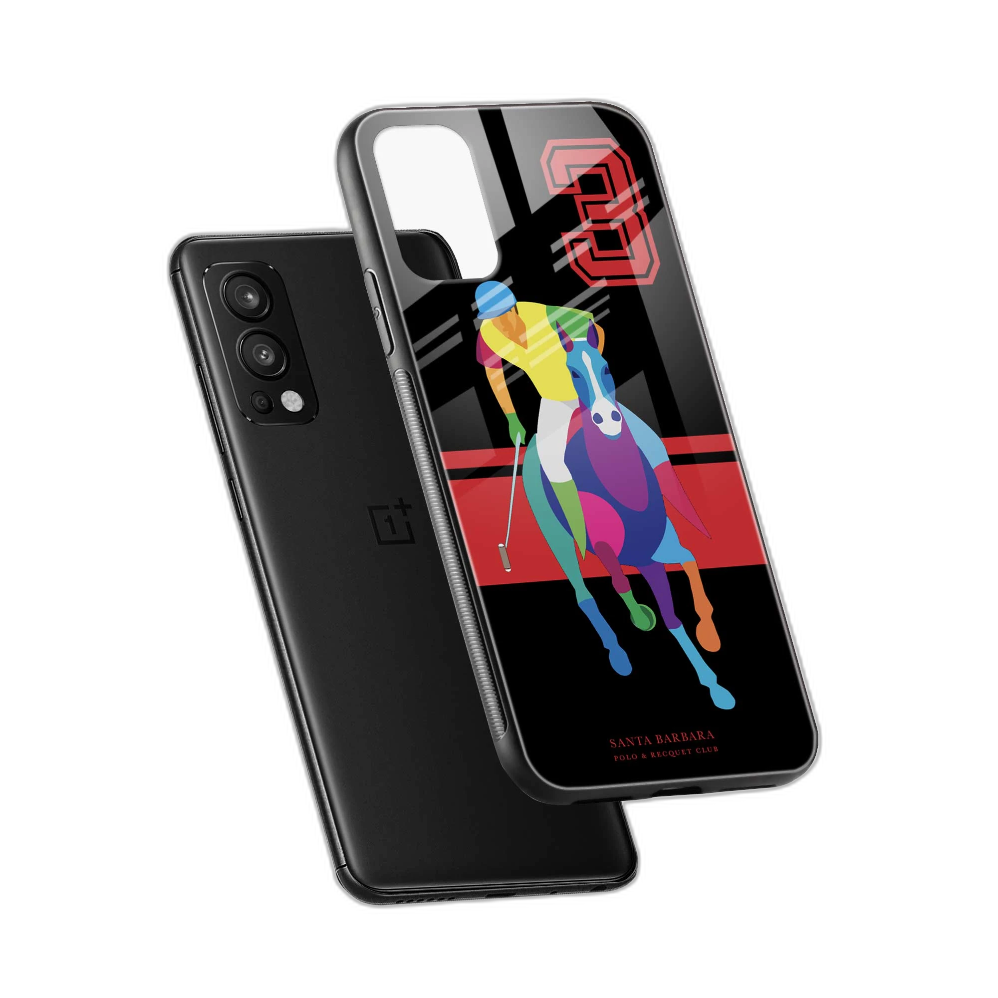 Santa Barbara Black OnePlus Nord 2 Back Cover view 2