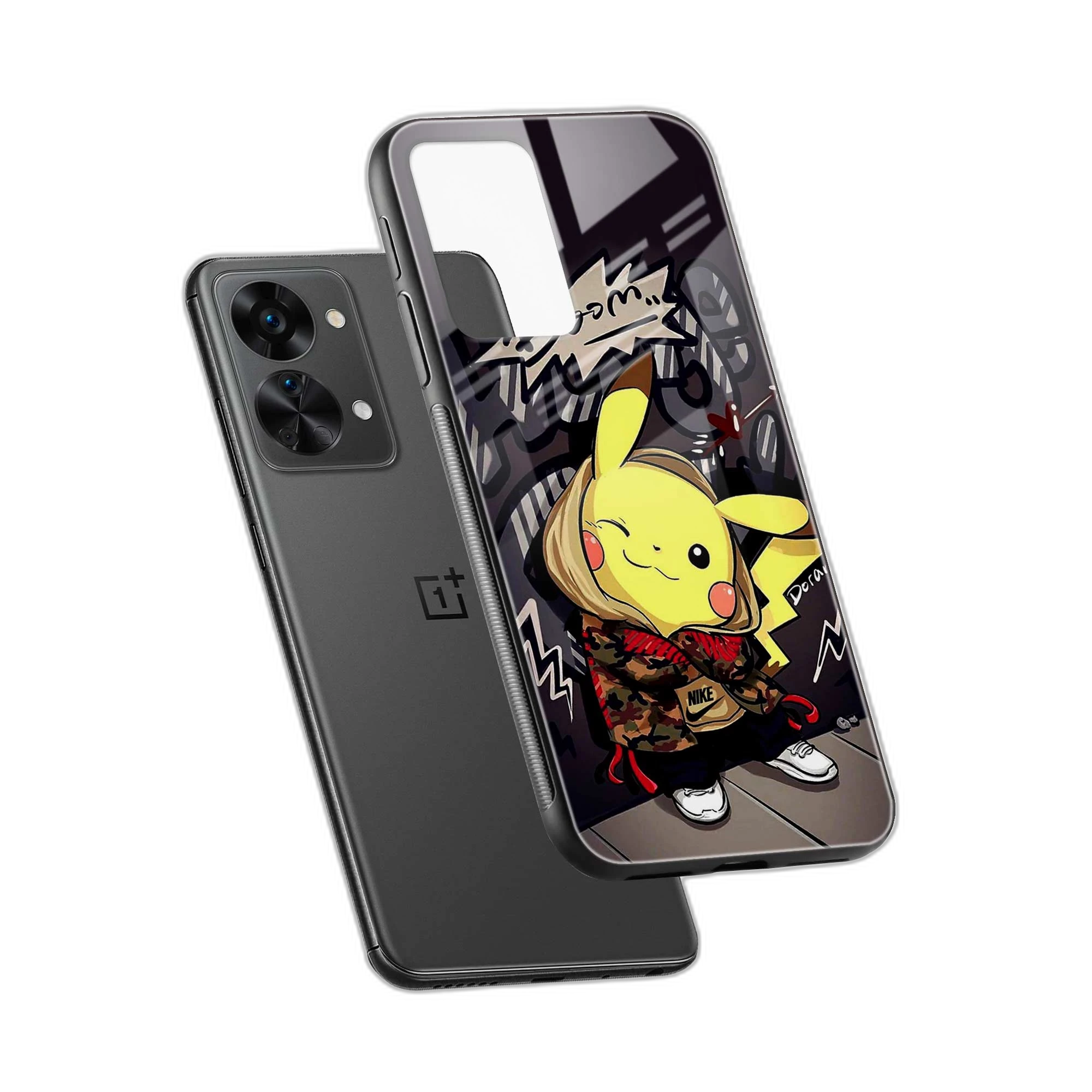 Pikachu OnePlus Nord 2t Back Cover view 2