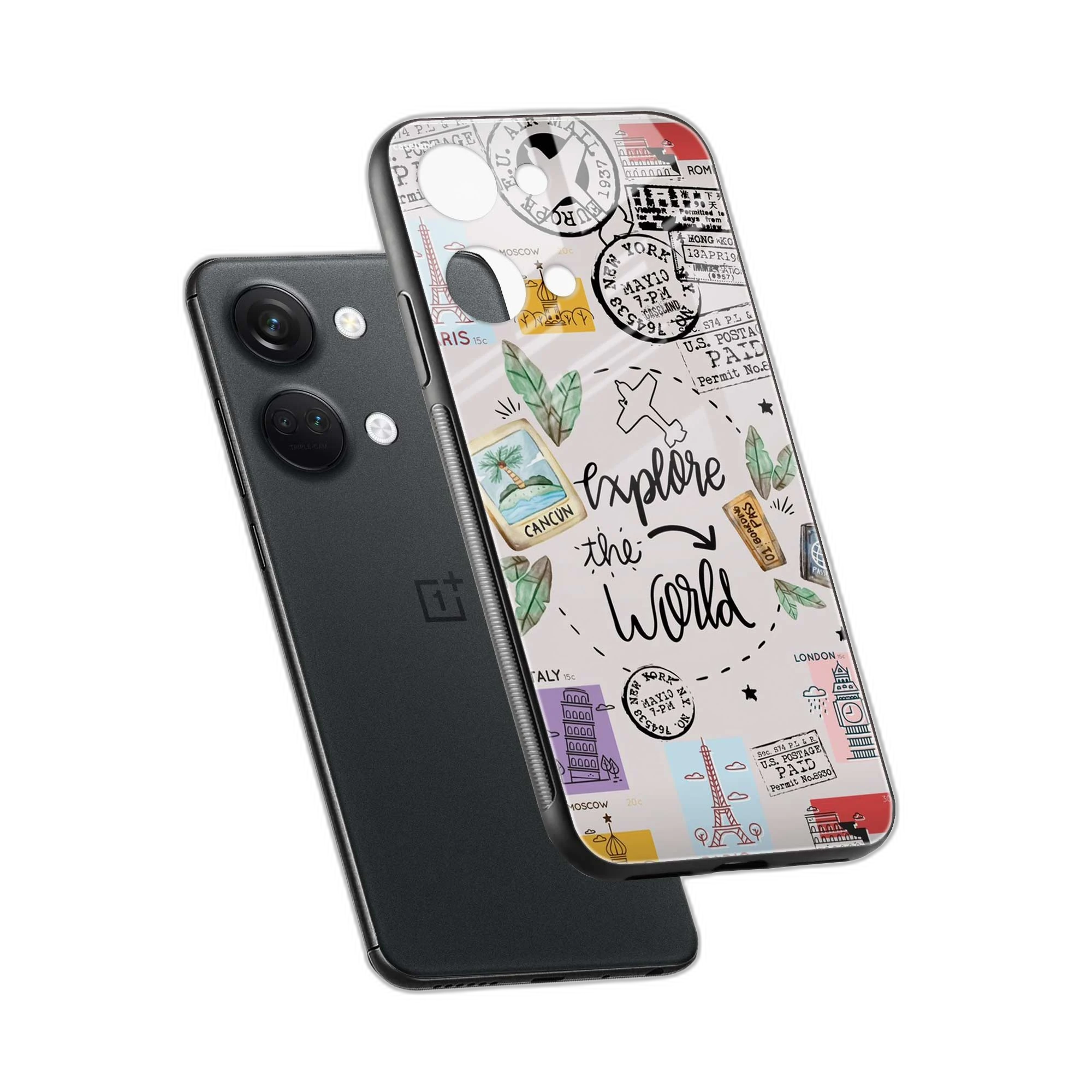 Explore The World OnePlus Nord 3 Back Cover view 2