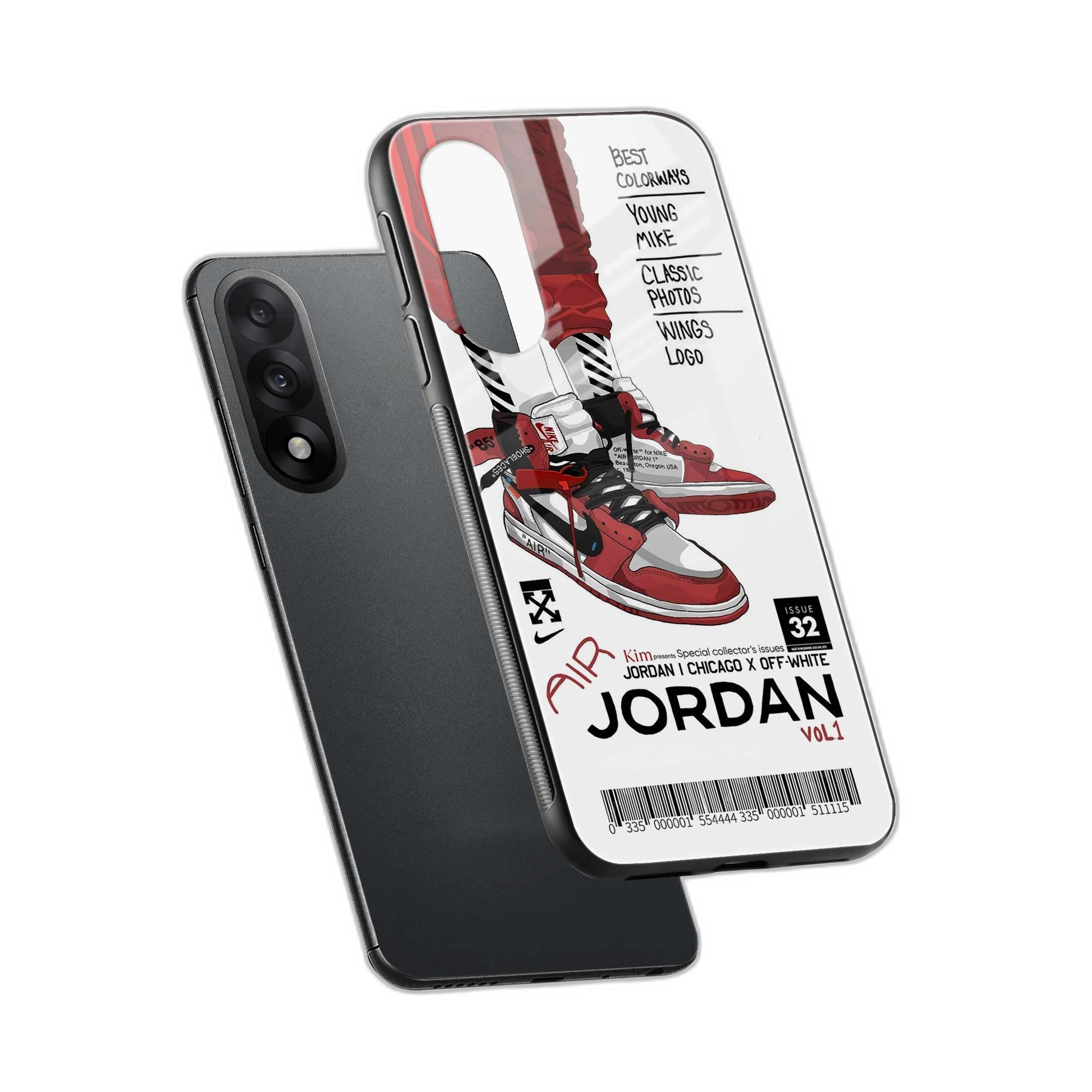Red Sneakers OnePlus Nord 5 Back Cover view 2