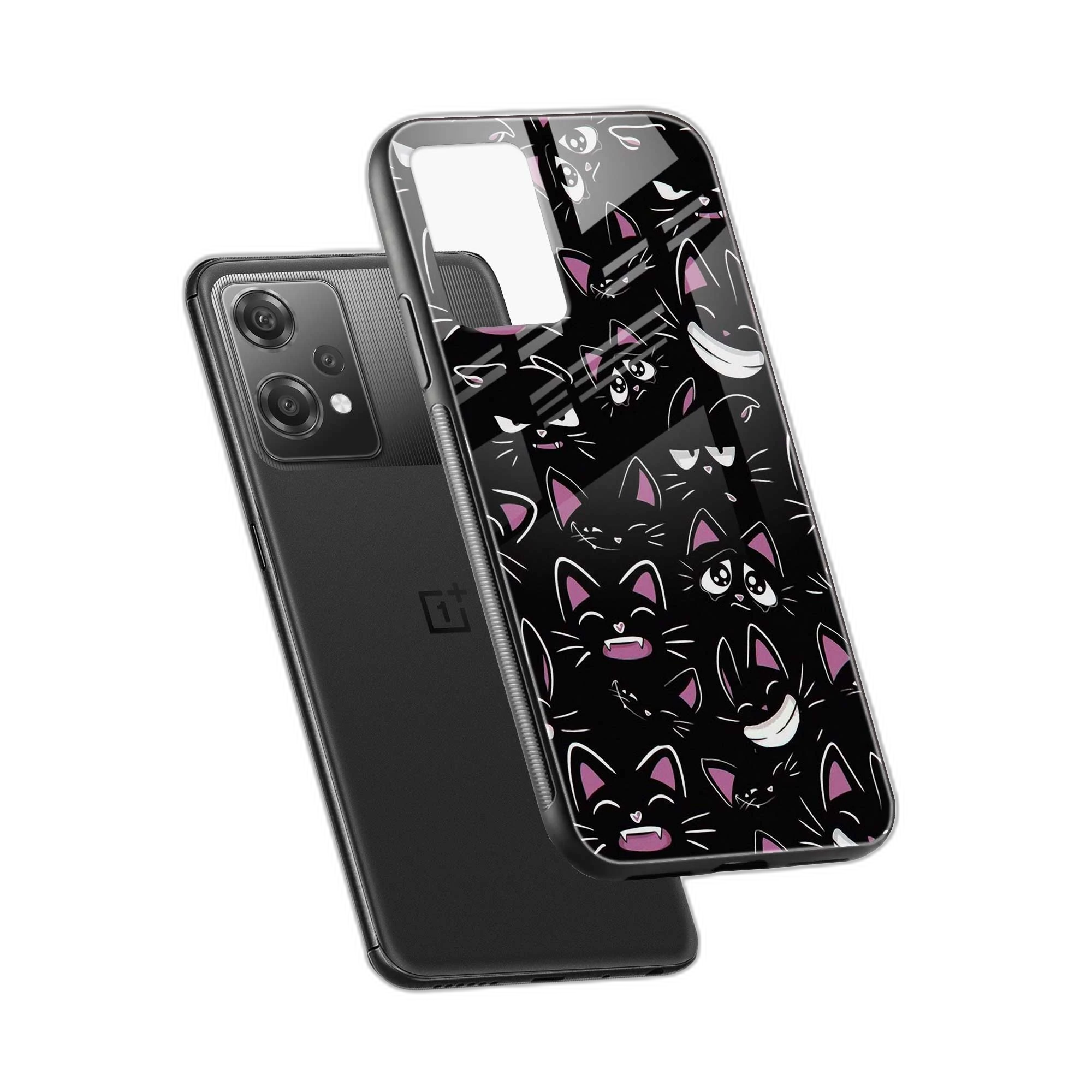Cute Black Cat OnePlus Nord CE 2 Lite Back Cover view 2