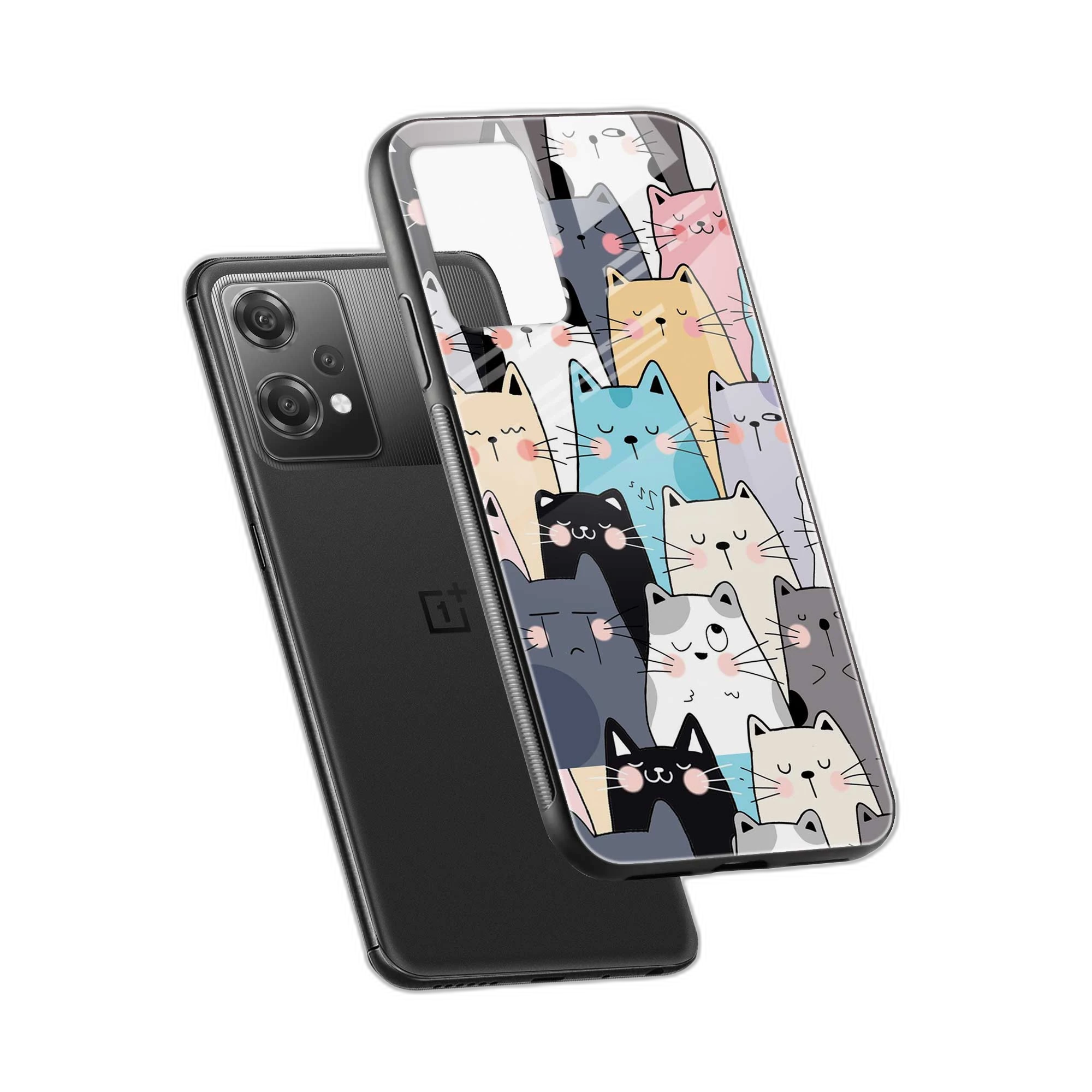 Cute Cat OnePlus Nord CE 2 Lite Back Cover view 2