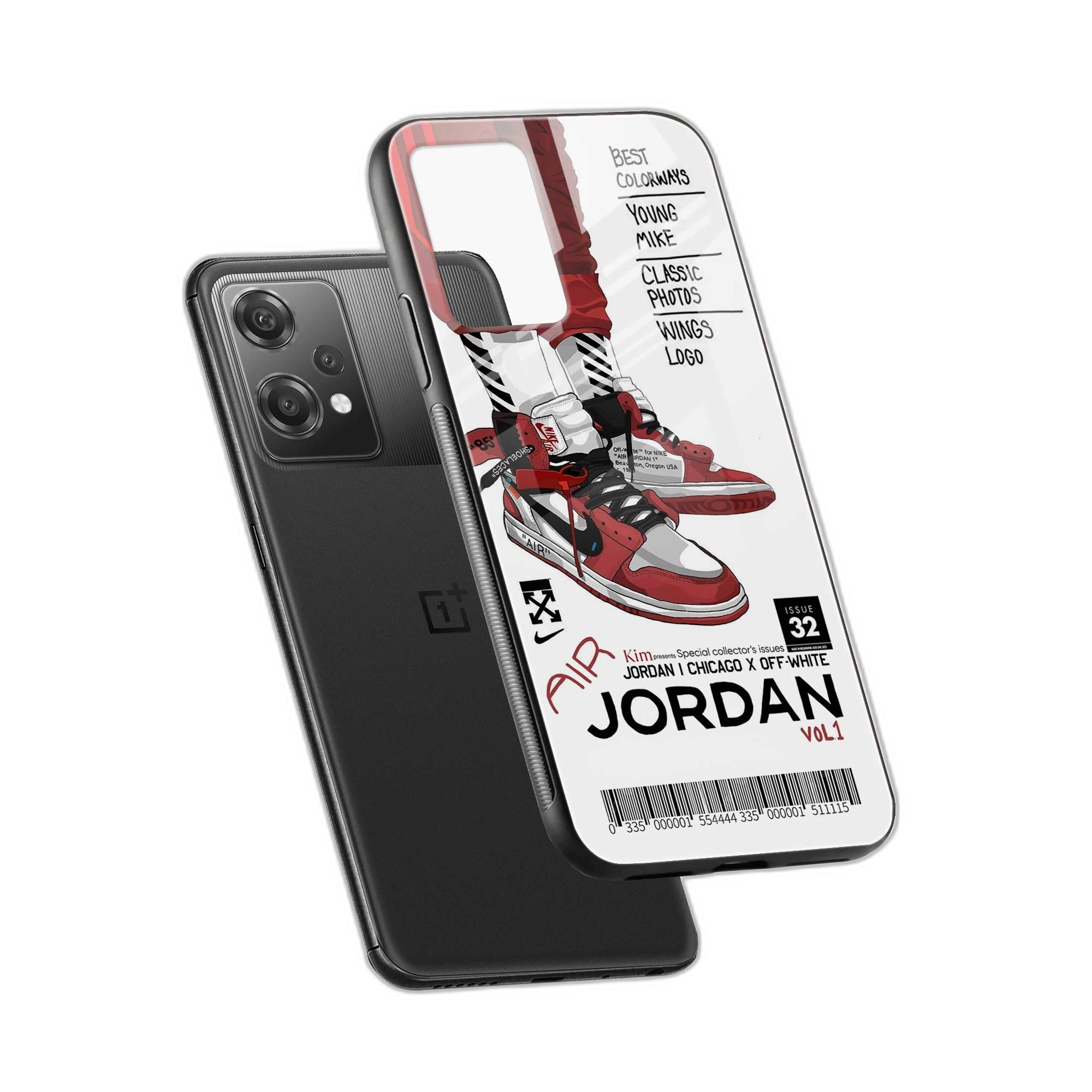 Red Sneakers OnePlus Nord CE 2 Lite Back Cover view 2