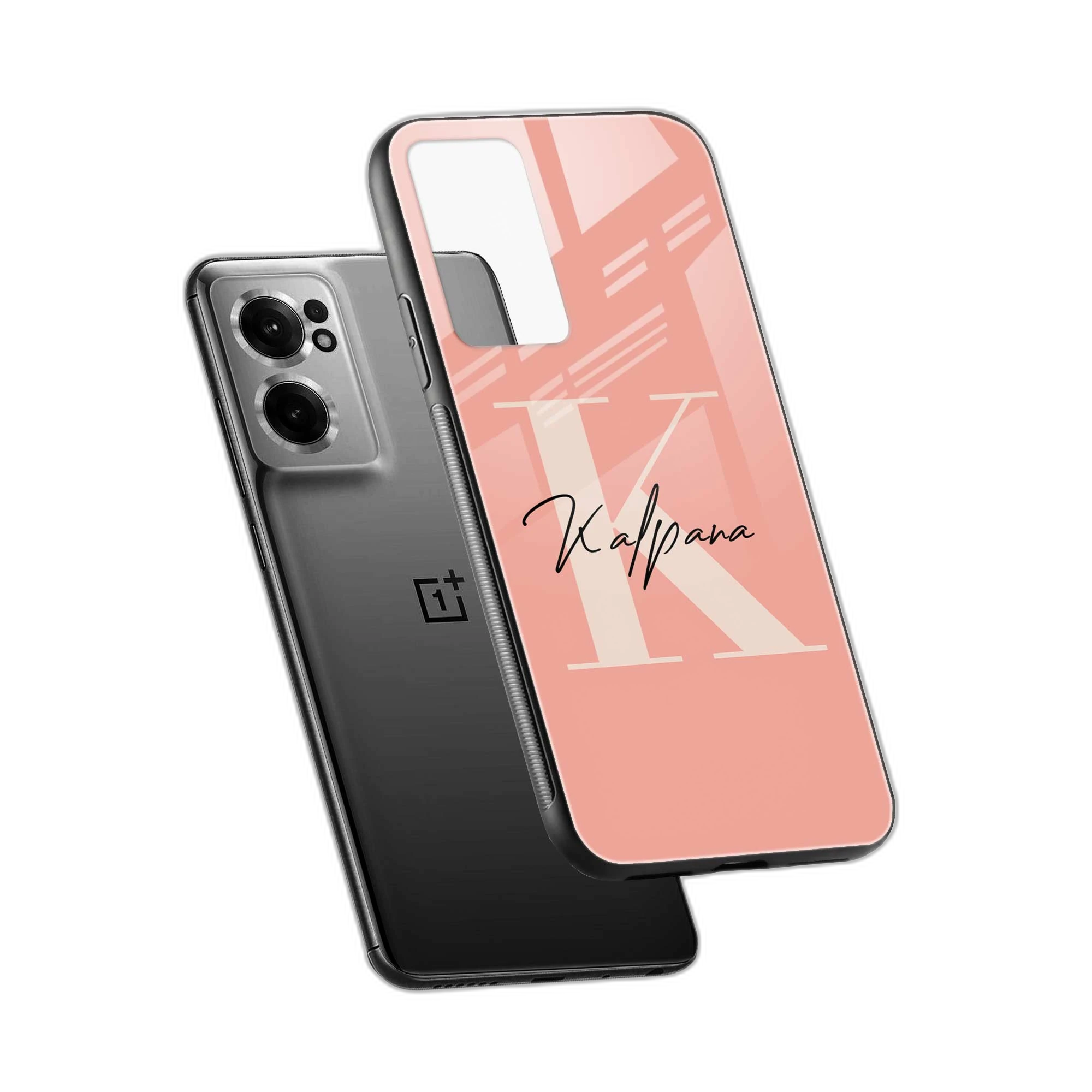 Personalised Name OnePlus Nord CE 2 Back Cover view 2