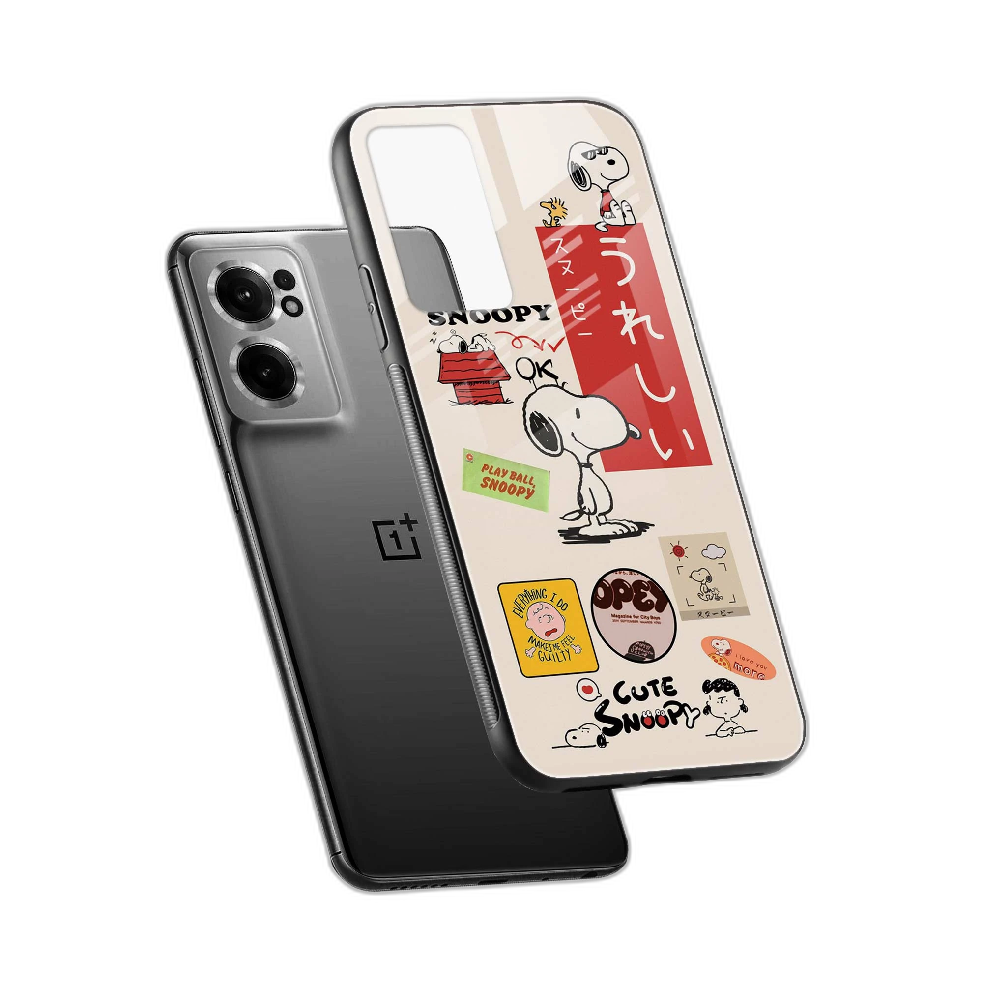 Snoopy OnePlus Nord CE 2 Back Cover view 2
