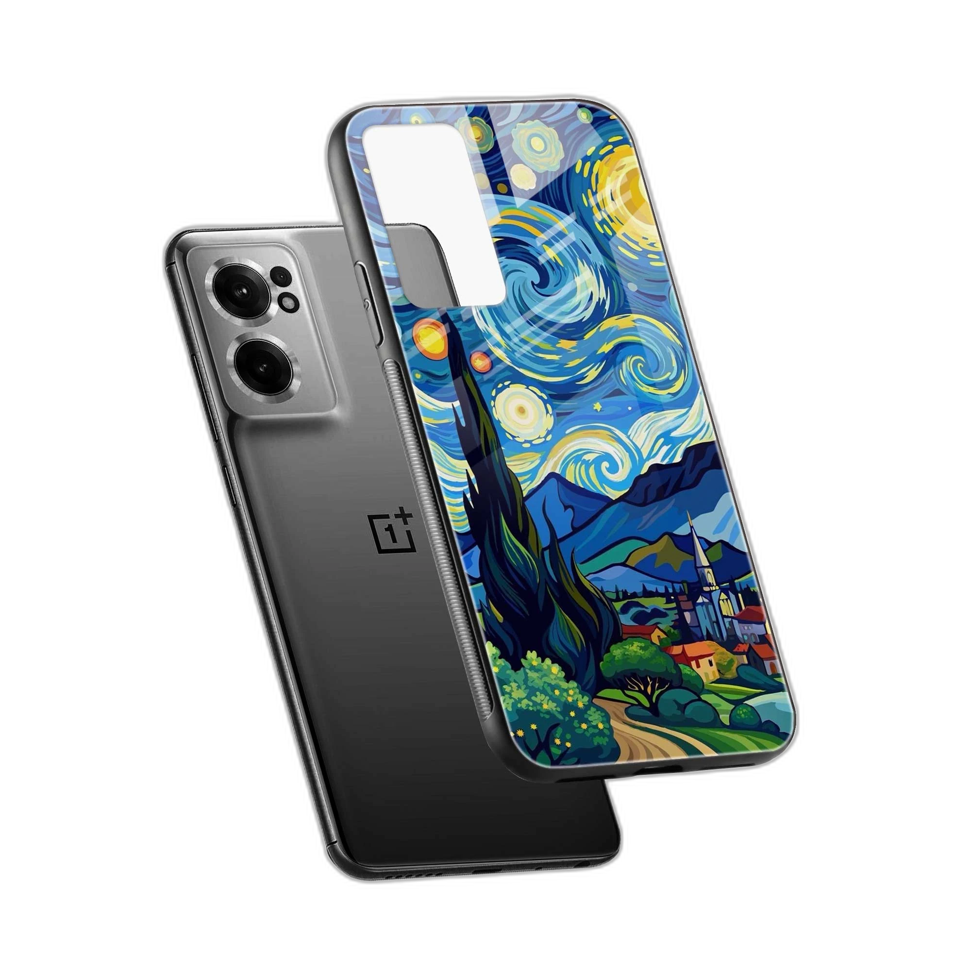 Starry Night OnePlus Nord CE 2 Back Cover view 2