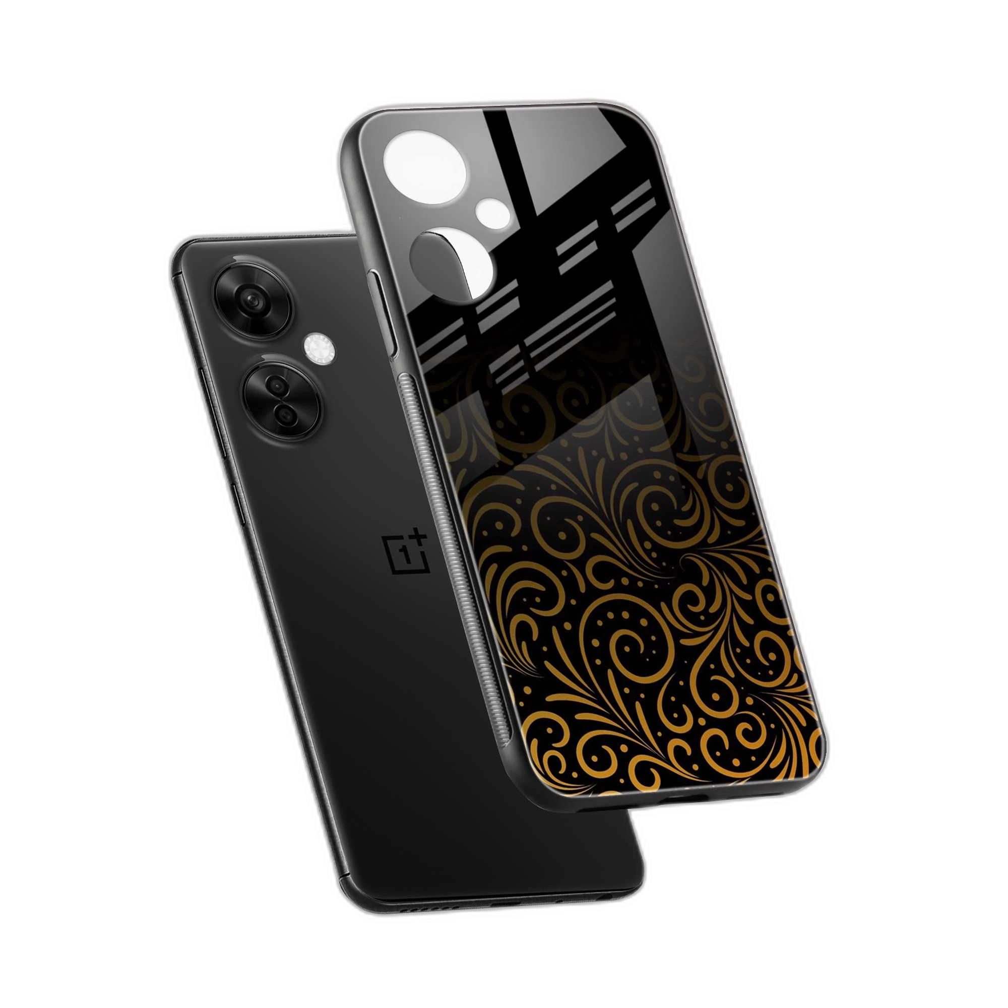 Golden Swirl OnePlus Nord CE 3 Lite Back Cover view 2