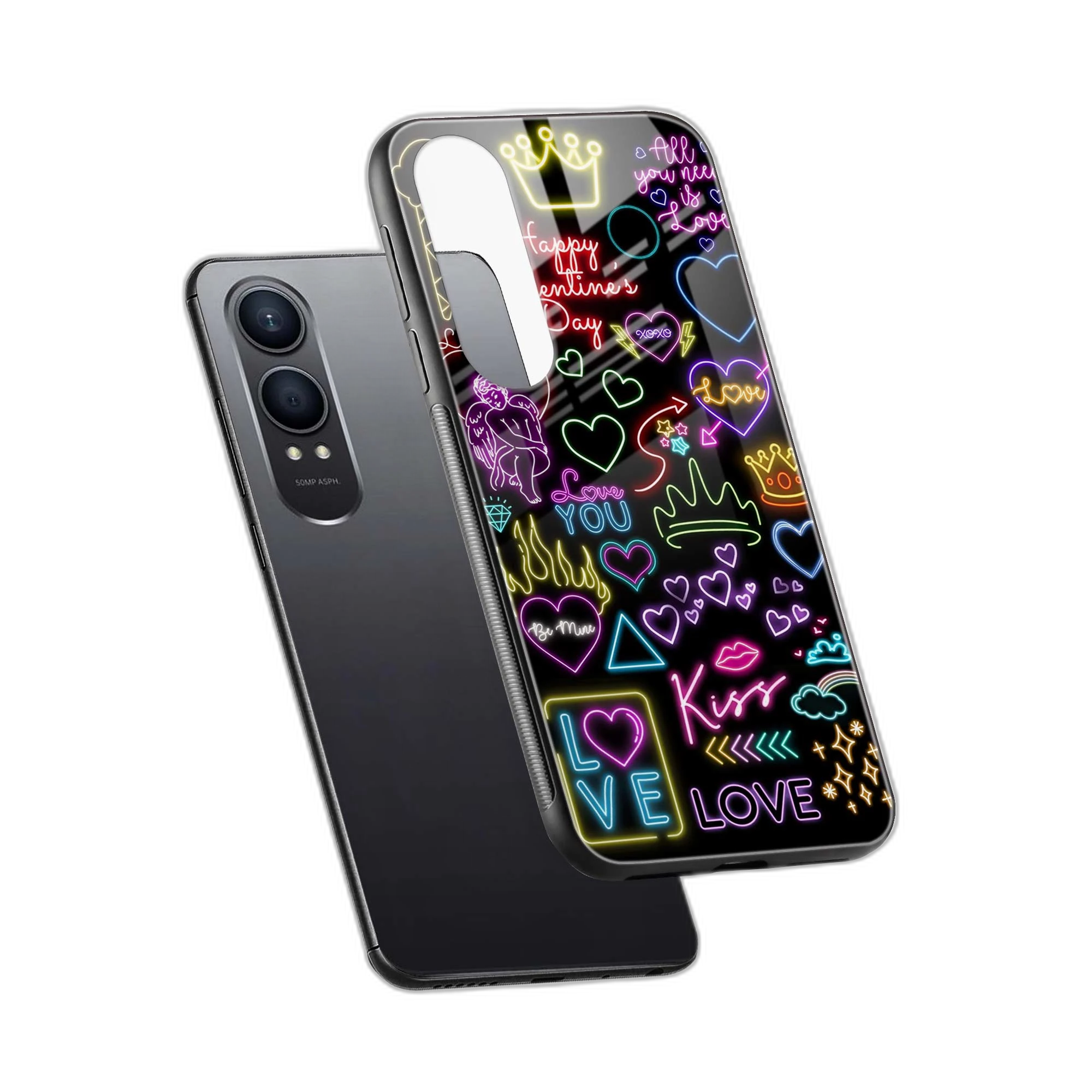Neon Lights OnePlus Nord CE 4 Lite Back Cover view 2
